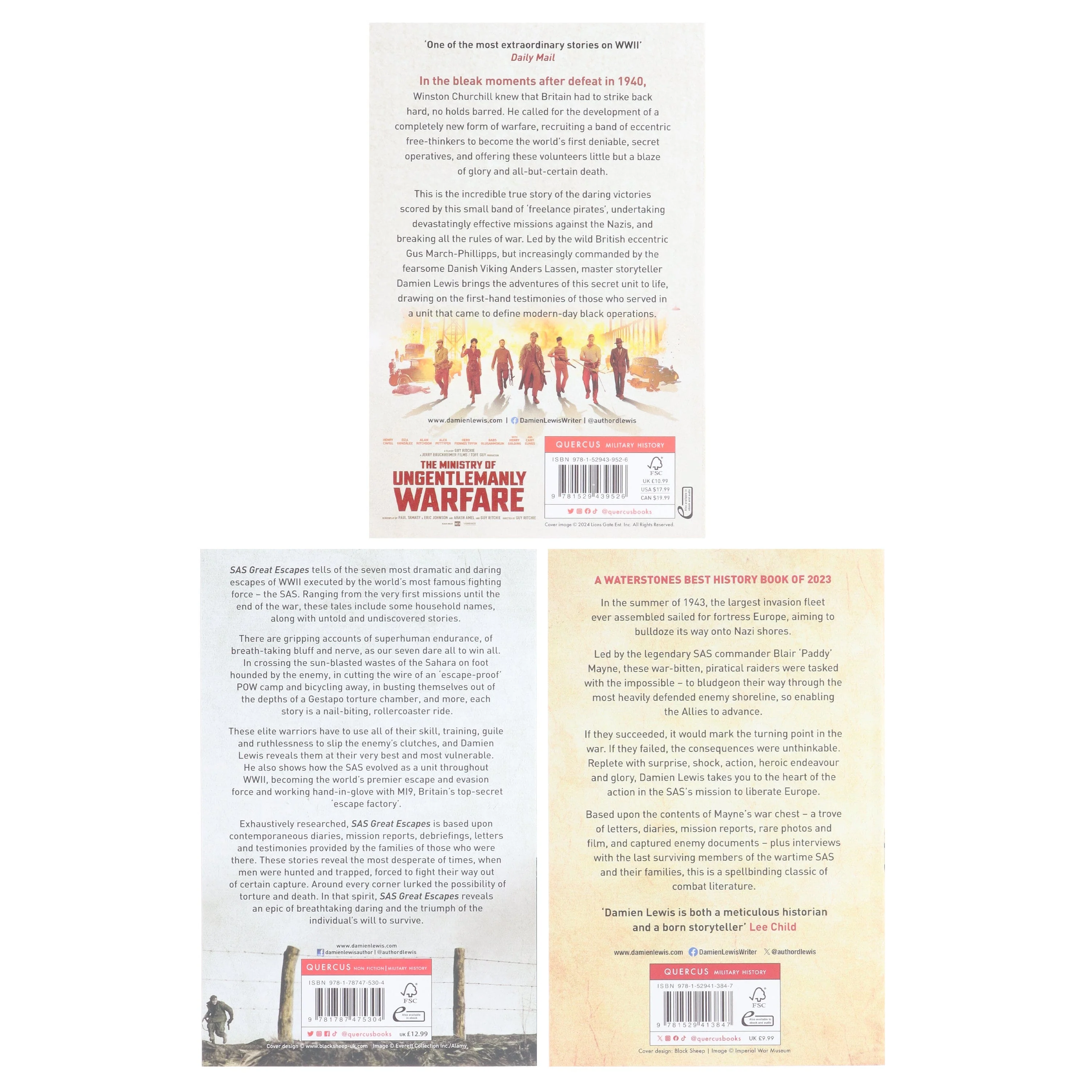 Damien Lewis’s World War II Collection 3 Books Set - Non Fiction - Paperback - Image 3