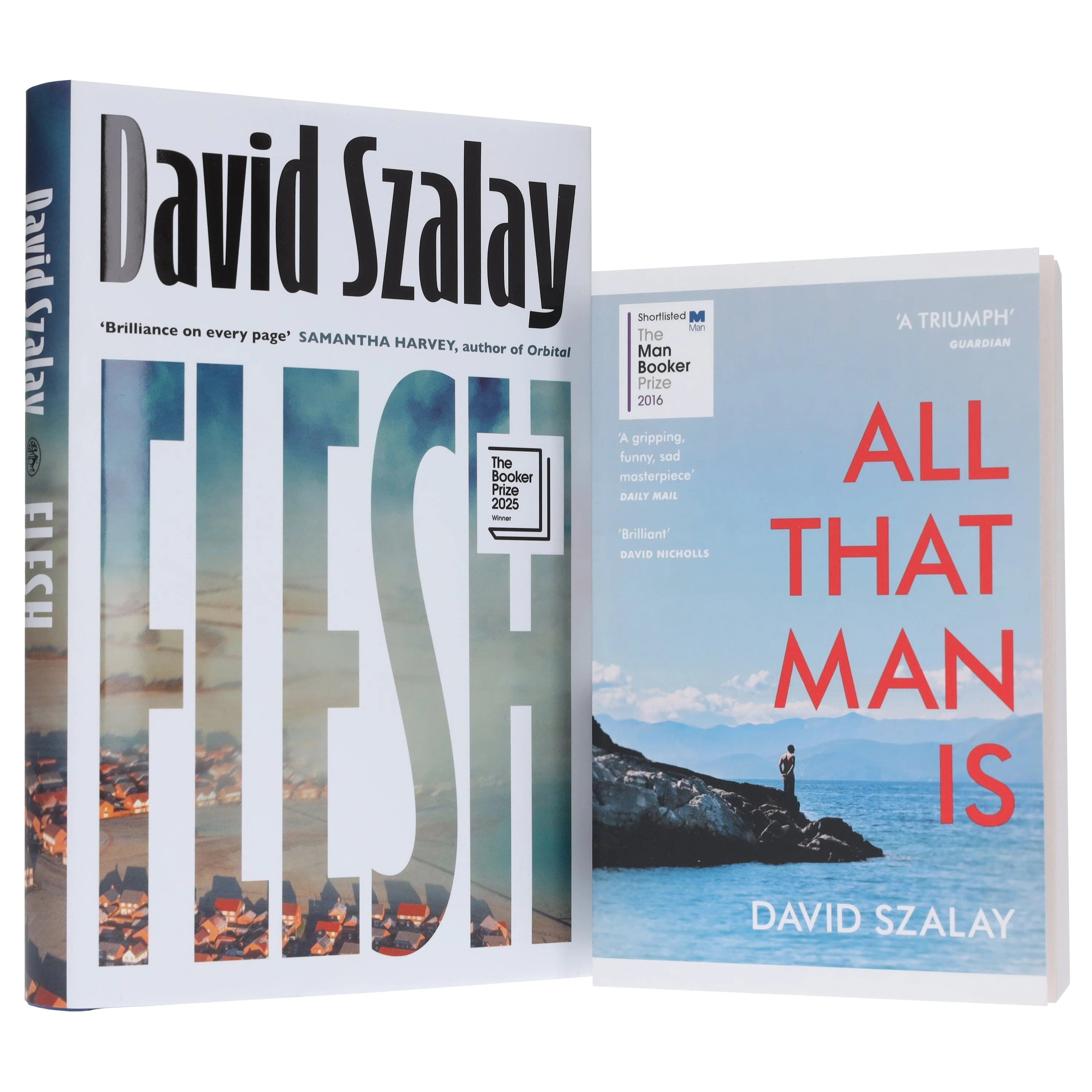 David Szalay Collection (All That Man Is & Flesh) 2 Books Set - Fiction - Paperback/Hardback - Image 4