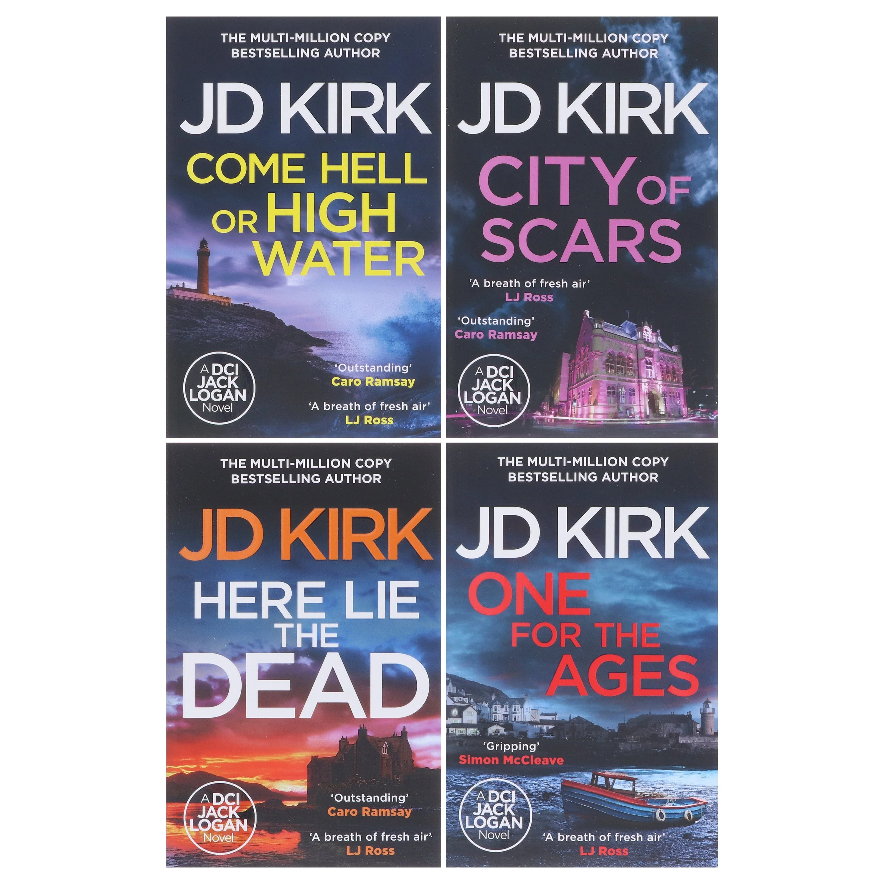 DCI Logan Crime Thrillers (Book 13-16) by JD Kirk 4 Books Collection Set - Fiction - Paperback - Image 2