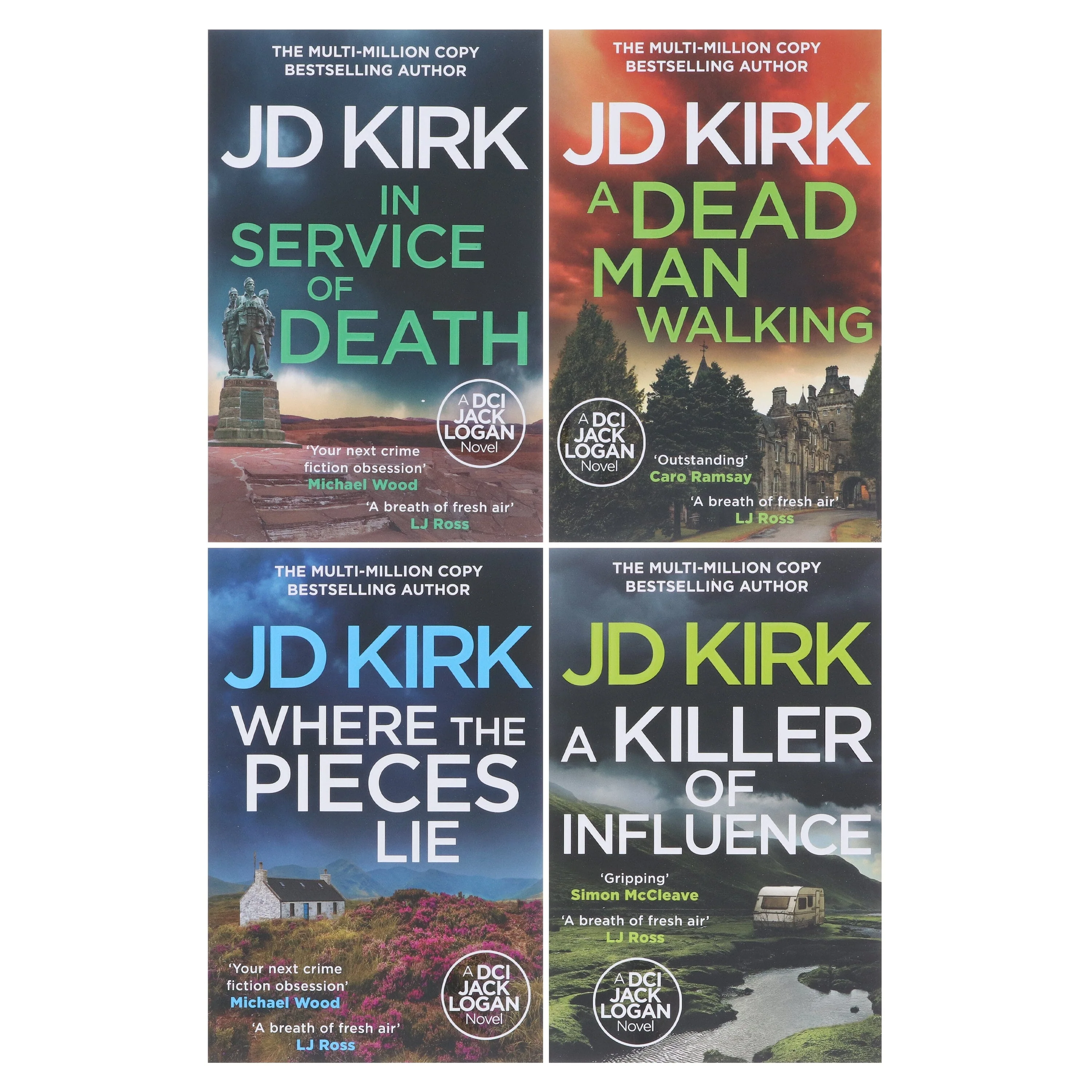 DCI Logan Crime Thrillers (Book 17-20) by JD Kirk 4 Books Collection Set - Fiction - Paperback - Image 2