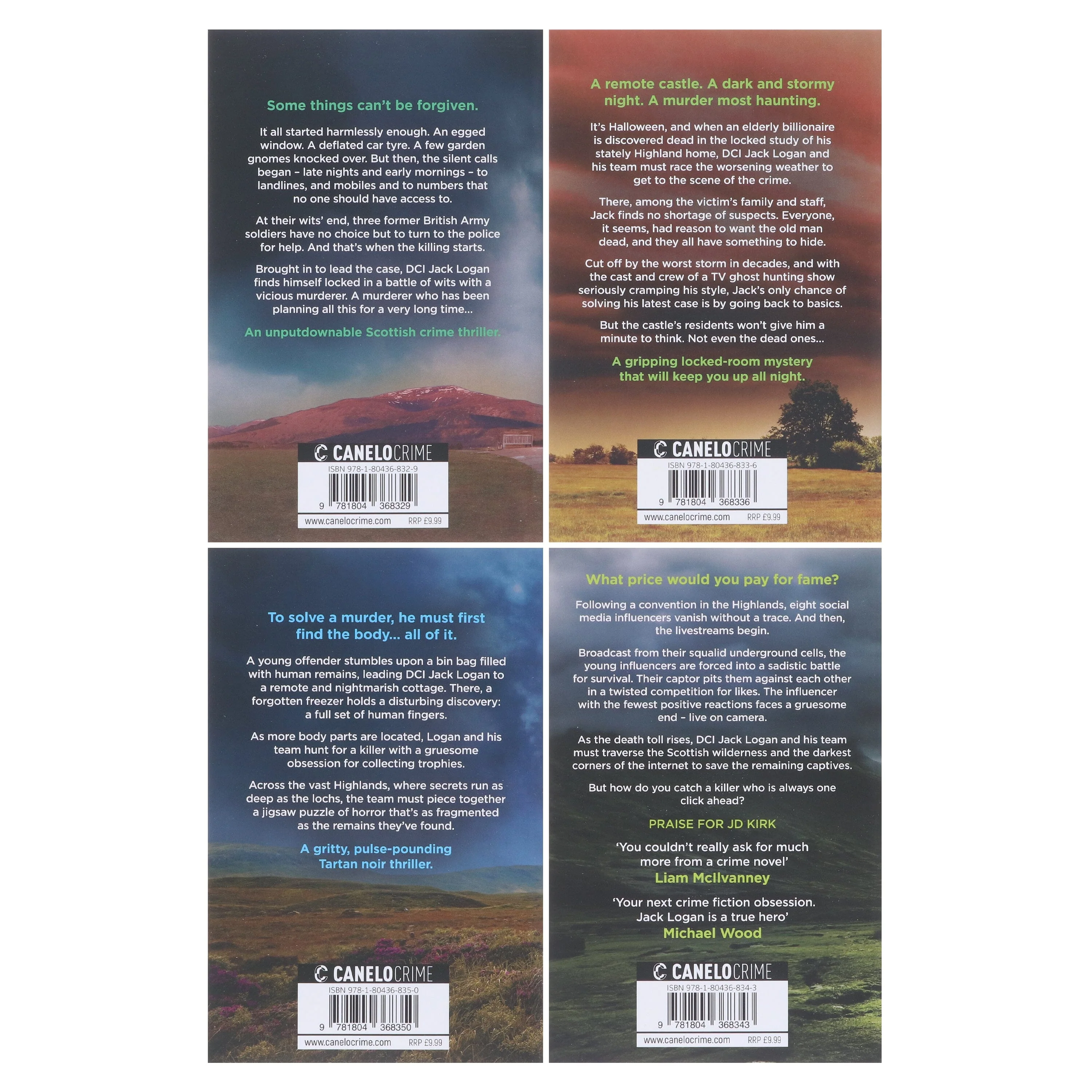 DCI Logan Crime Thrillers (Book 17-20) by JD Kirk 4 Books Collection Set - Fiction - Paperback - Image 3