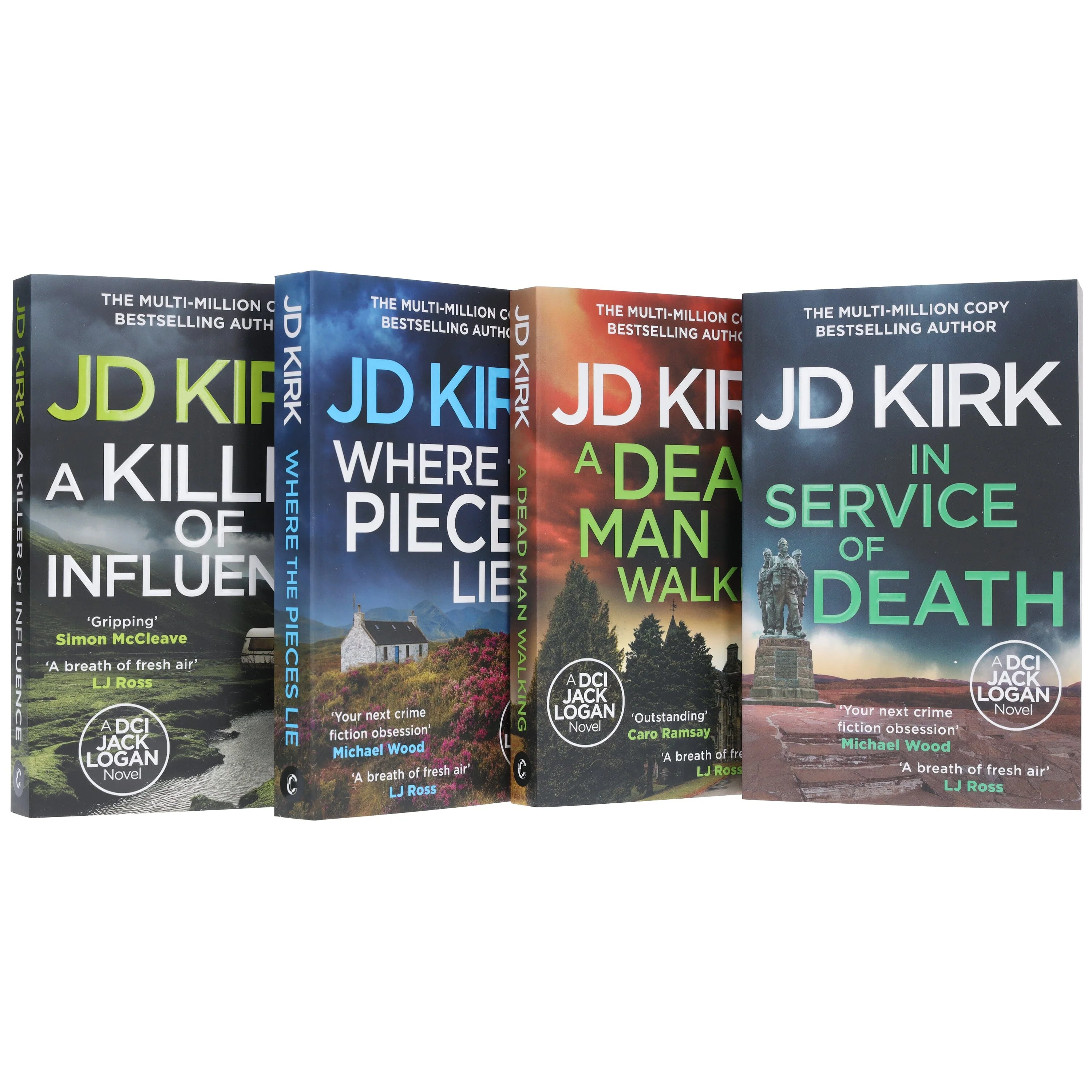 DCI Logan Crime Thrillers (Book 17-20) by JD Kirk 4 Books Collection Set - Fiction - Paperback - Image 4