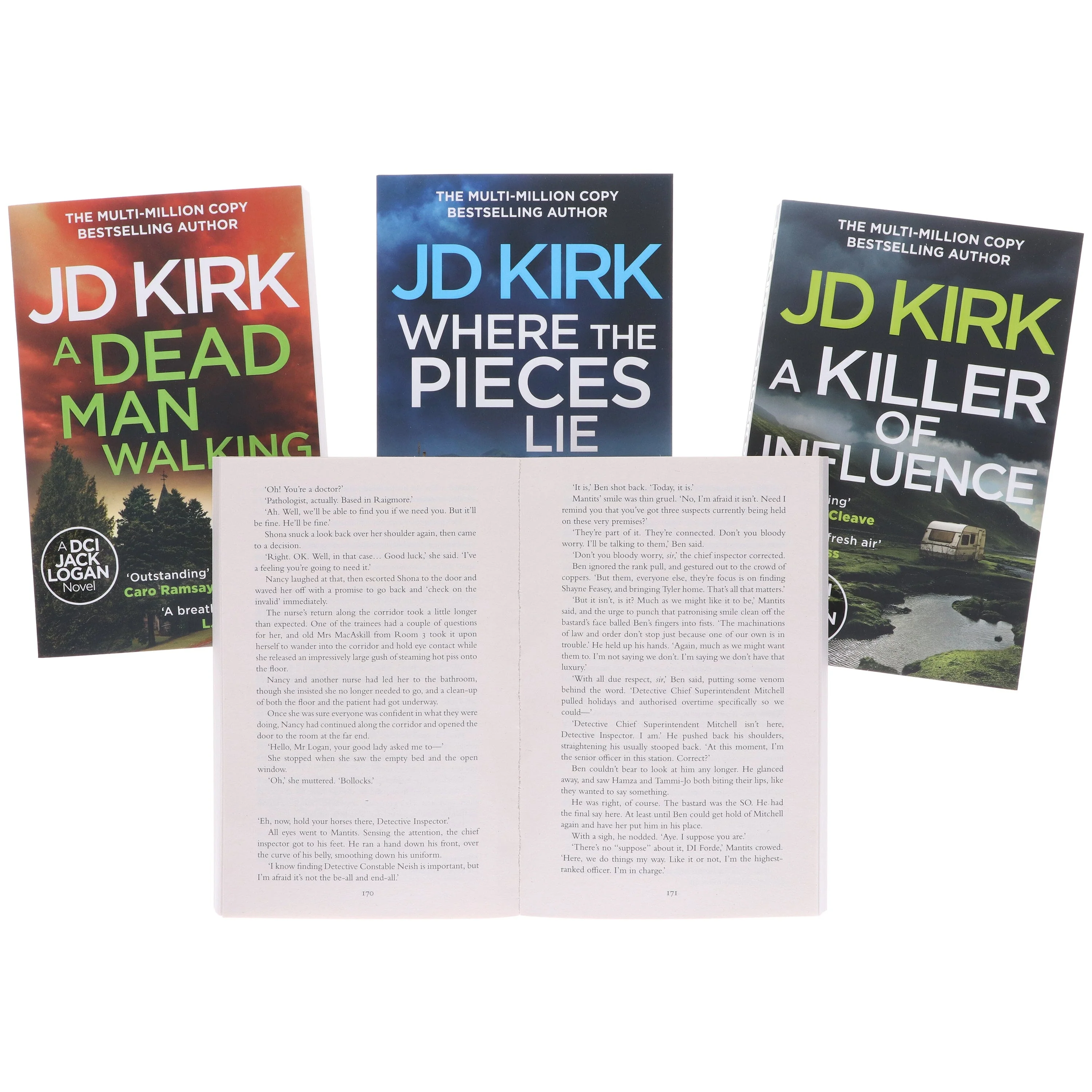 DCI Logan Crime Thrillers (Book 17-20) by JD Kirk 4 Books Collection Set - Fiction - Paperback - Image 7