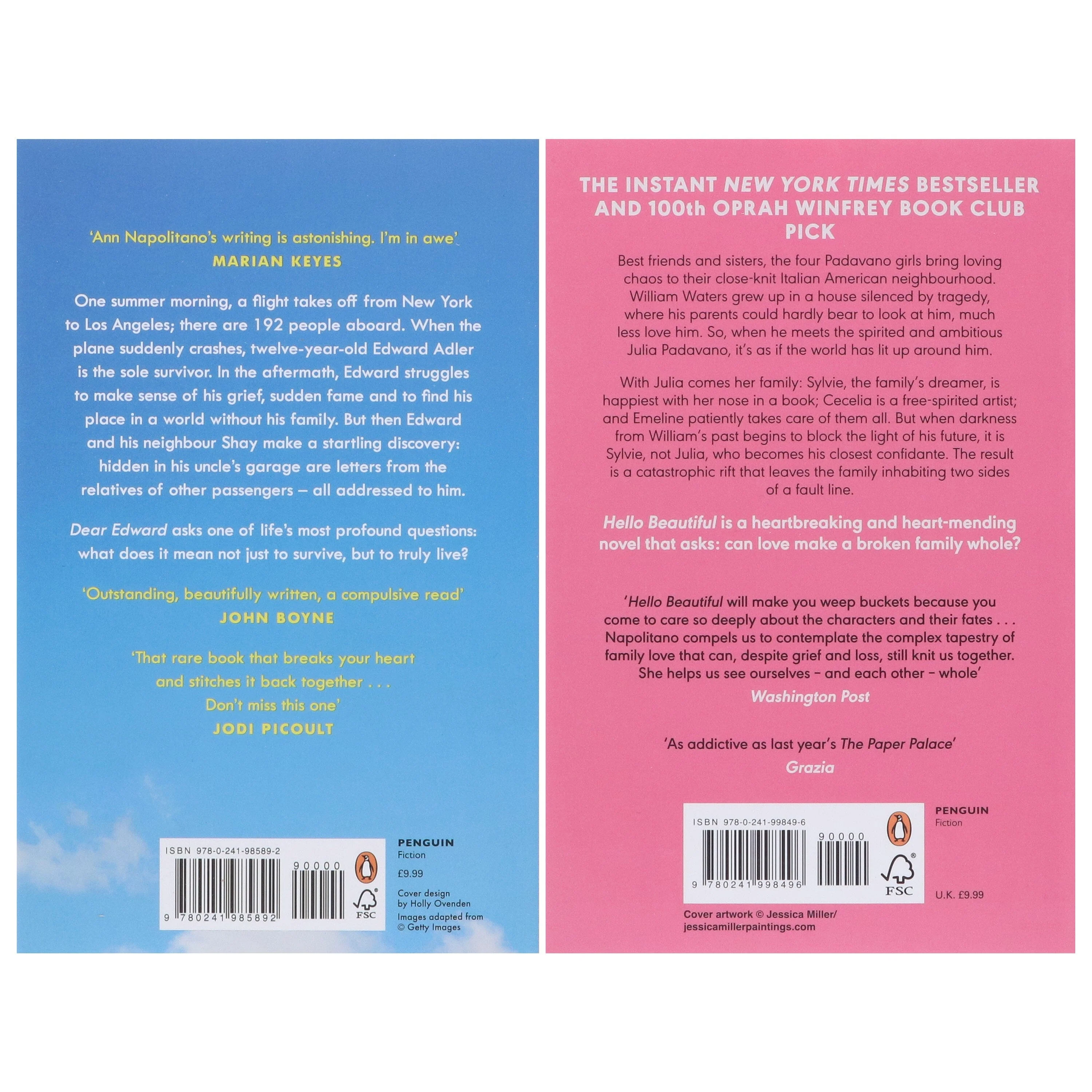 Dear Edward & Hello Beautiful by Ann Napolitano 2 Books Collection Set - Fiction - Paperback - Image 3
