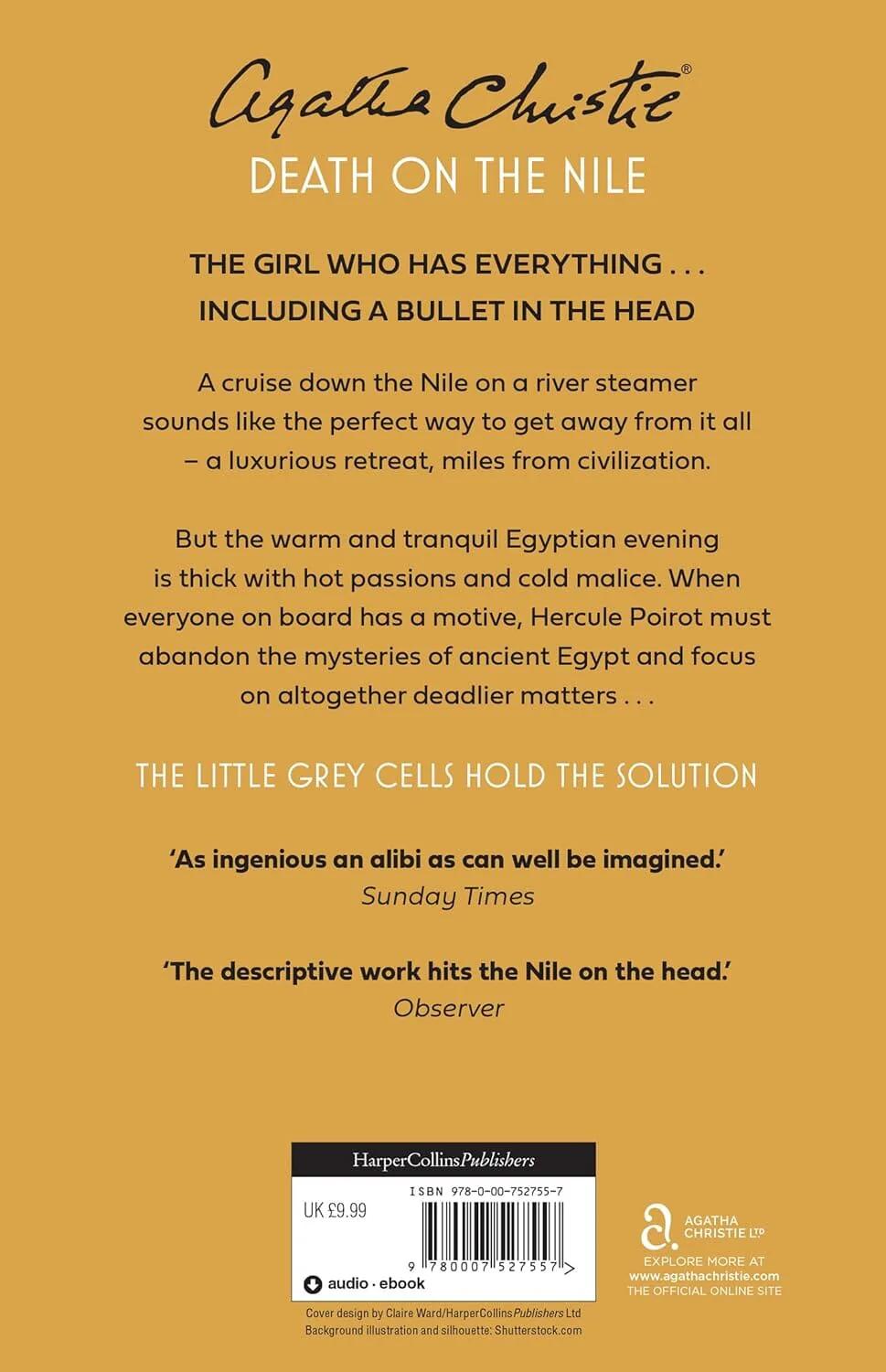 Death on the Nile (Poirot) by Agatha Christie - Fiction - Paperback - Image 3