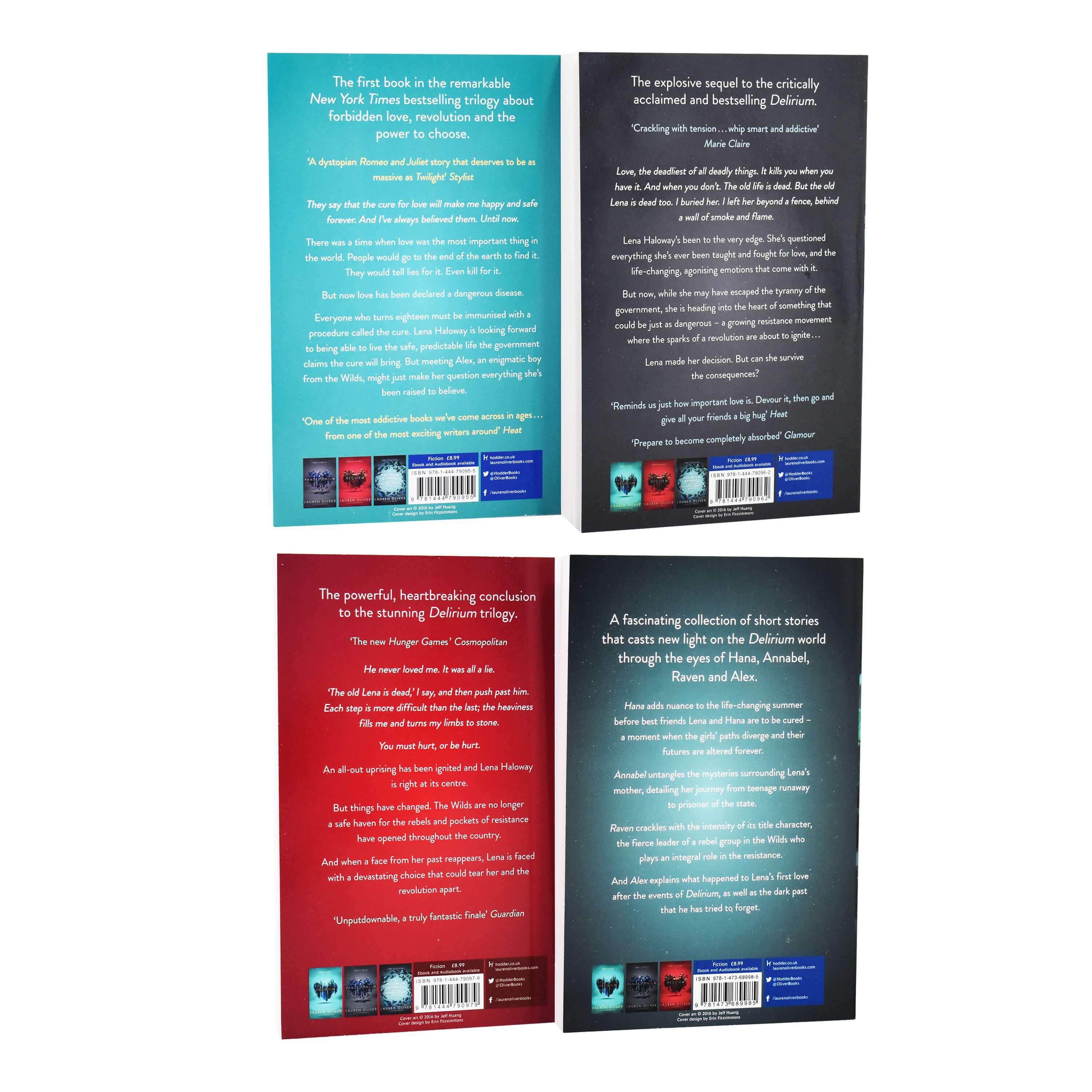 Damaged - Delirium: The Complete 4 Books Collection By Lauren Oliver - Young Adult - Paperback - T 55 - Image 3