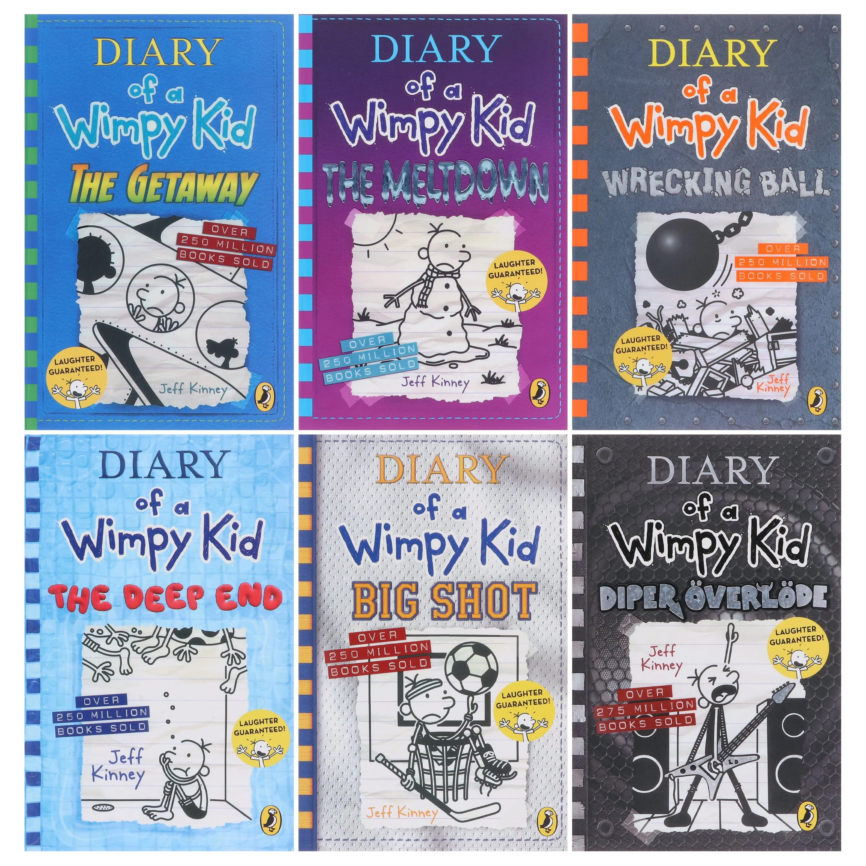 Diary of a Wimpy Kid (Book 12-17) by Jeff Kinney: 6 Books Collection Set - Ages 7+ - Paperback - Image 2