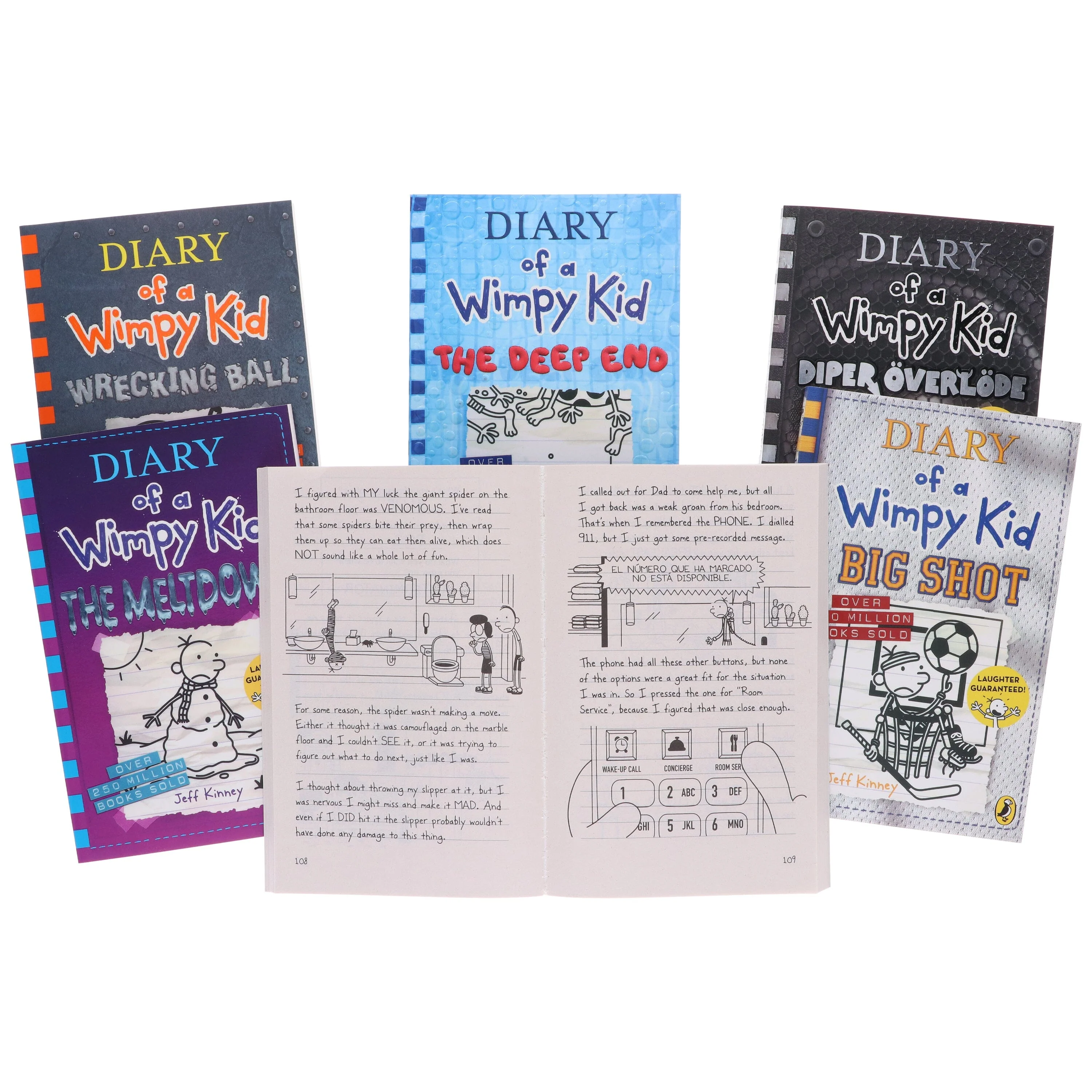 Diary of a Wimpy Kid (Book 12-17) by Jeff Kinney: 6 Books Collection Set - Ages 7+ - Paperback - Image 8