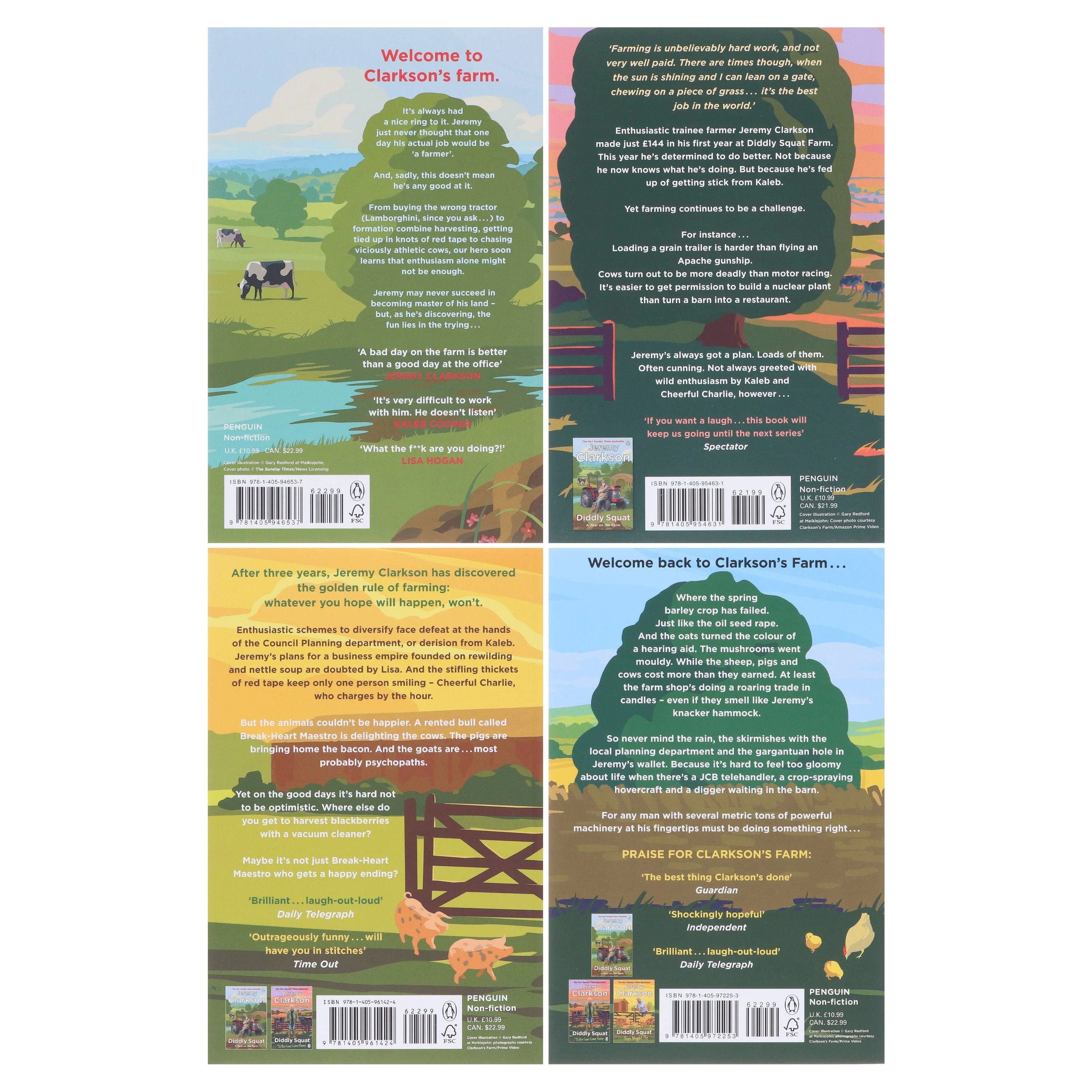 Diddly Squat Series By Jeremy Clarkson: 4 Books Collection Set - Fiction - Paperback - Image 3