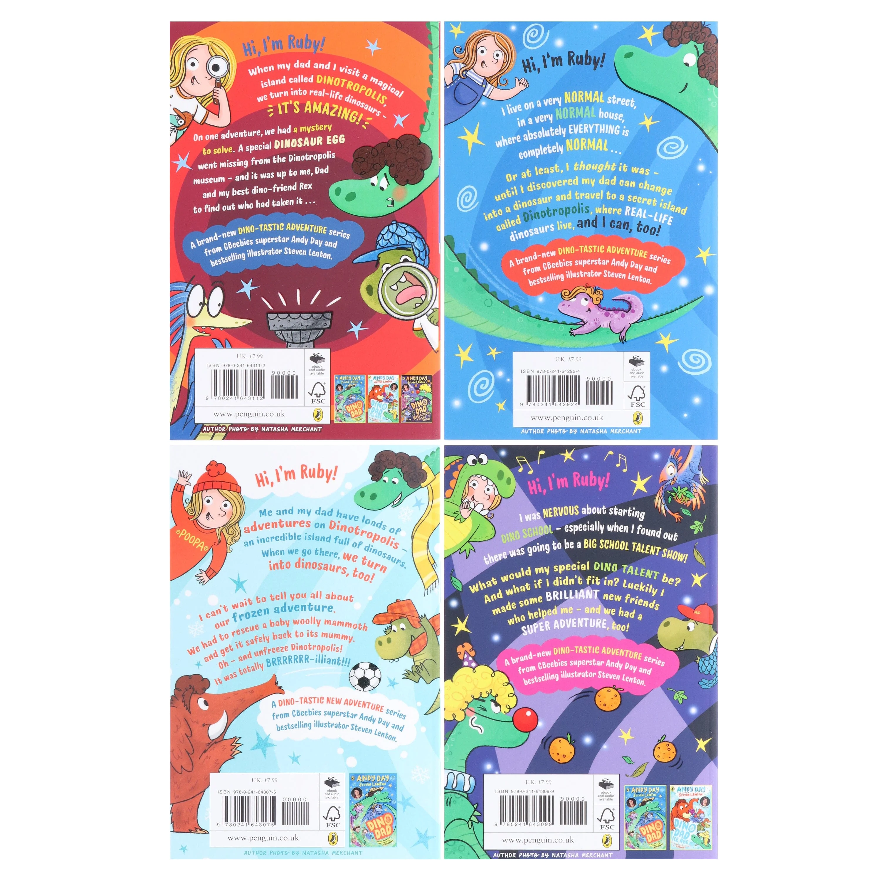 Dino Dad Series by Andy Day Illustrated 4 Books Collection Set - Ages 4-8 - Paperback - Image 3