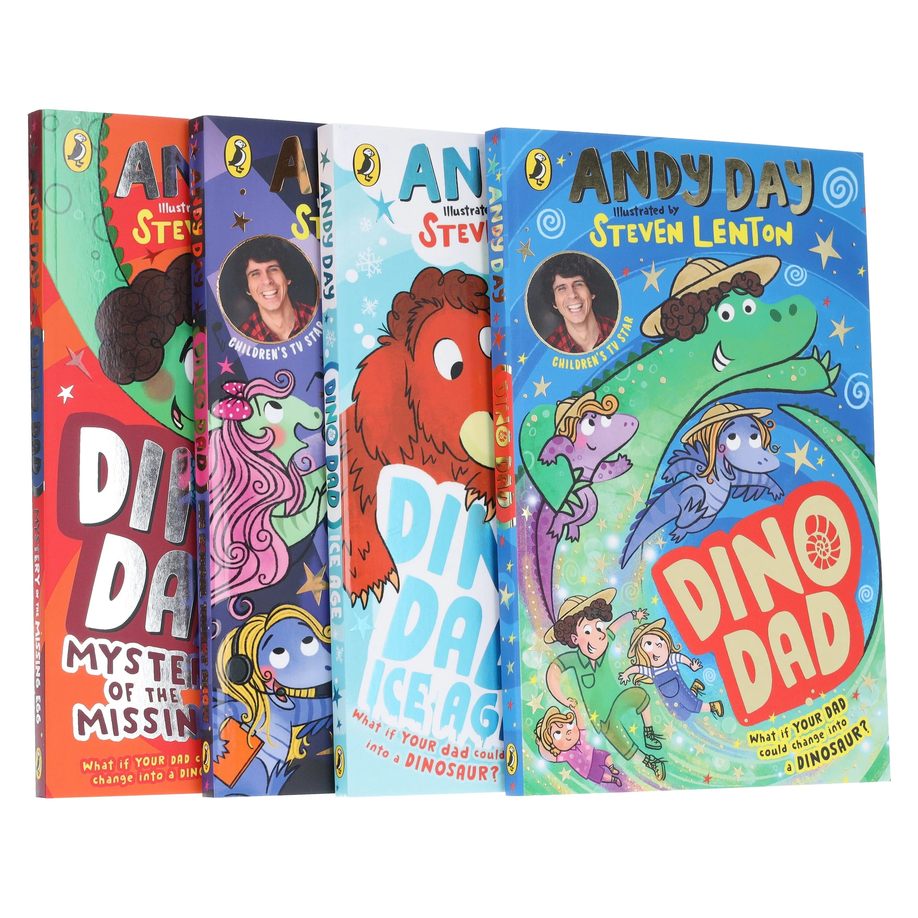 Dino Dad Series by Andy Day Illustrated 4 Books Collection Set - Ages 4-8 - Paperback - Image 4