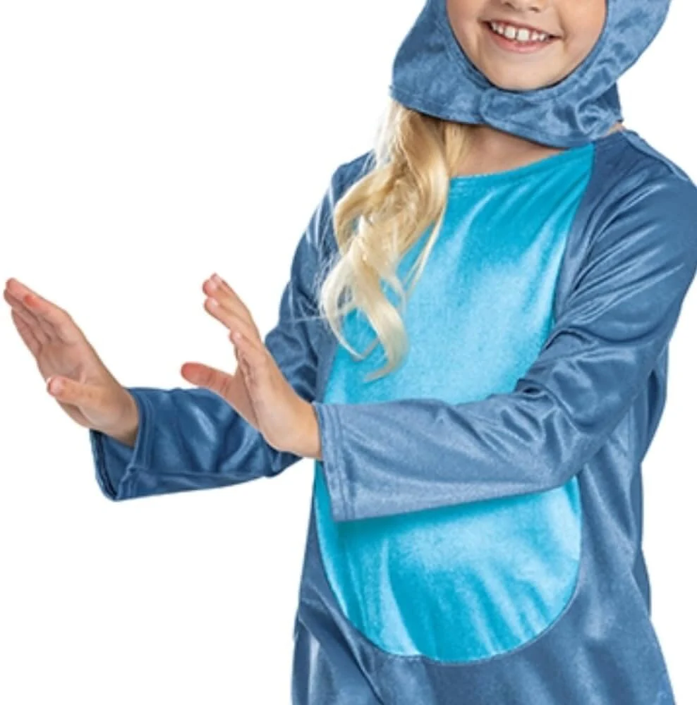 Disney Lilo & Stitch Fancy Dress for Kids: Stitch Jumpsuit for Kids Includes Hood with Dimensional Ears and Soft Fabric - Image 2