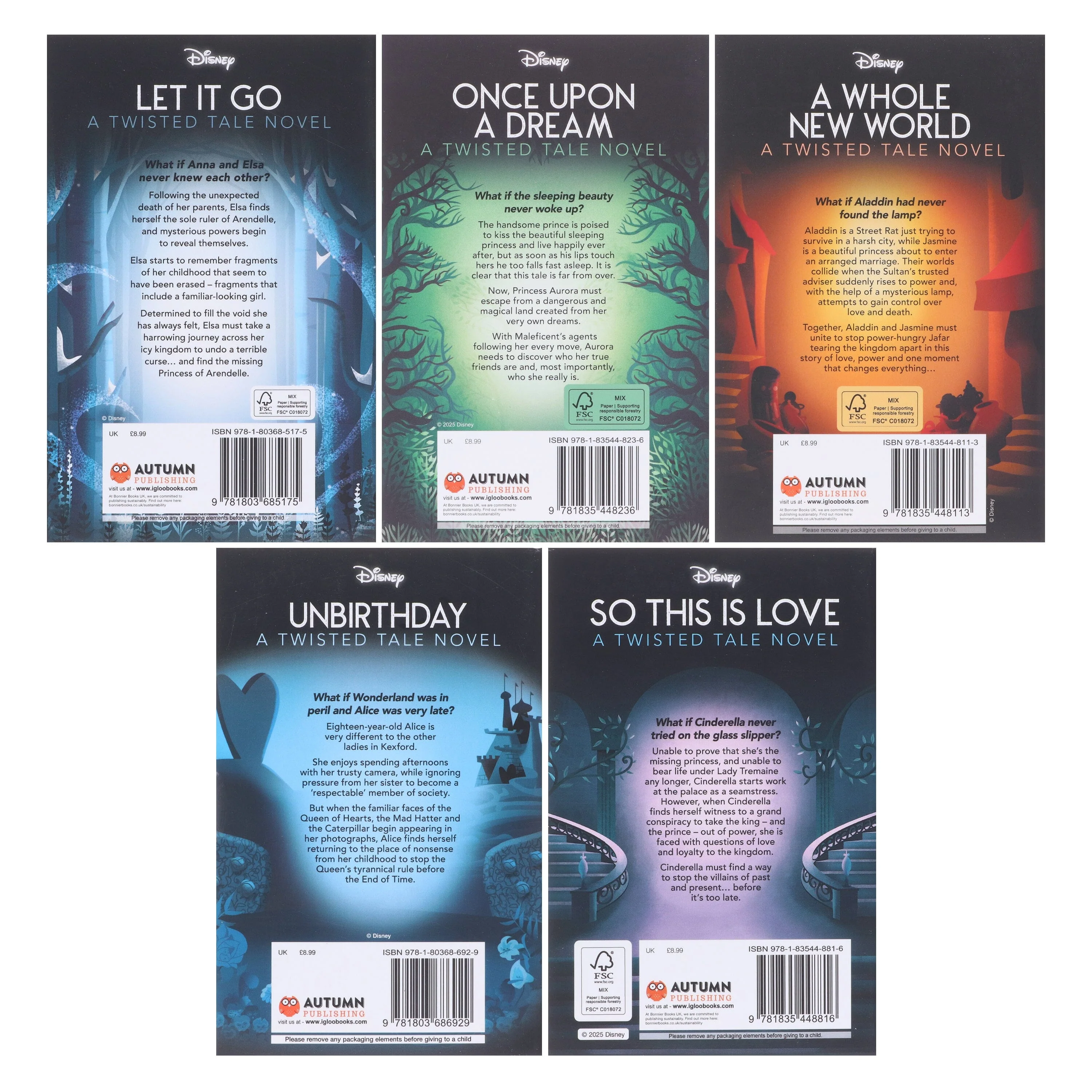 Disney Princess Twisted Tales Series 5 Books Collection Set - Ages 9+ - Paperback - Image 3