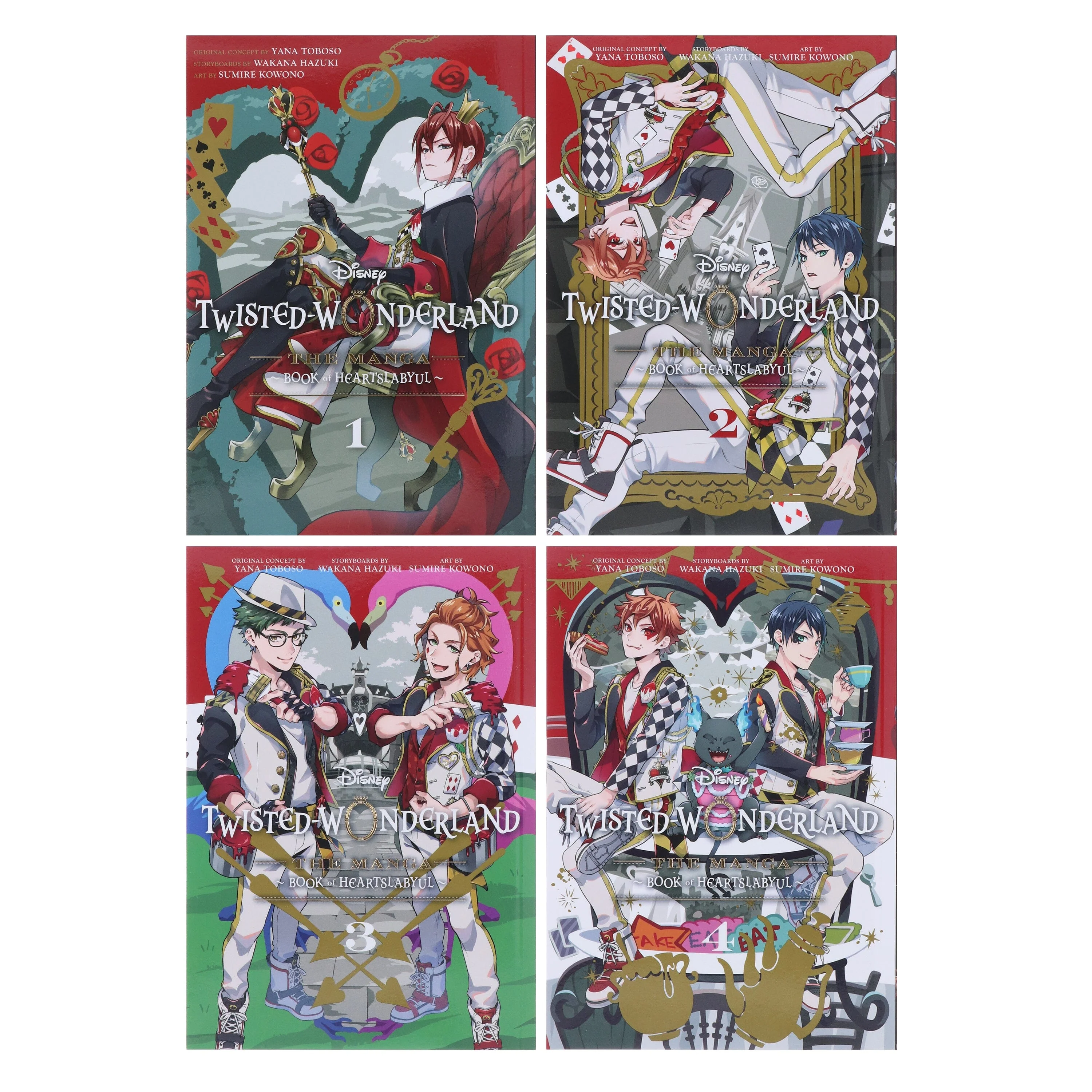 Disney Twisted-Wonderland: The Manga - Book of Heartslabyul 4 Books Complete Box Set - Manga - Paperback - Image 2