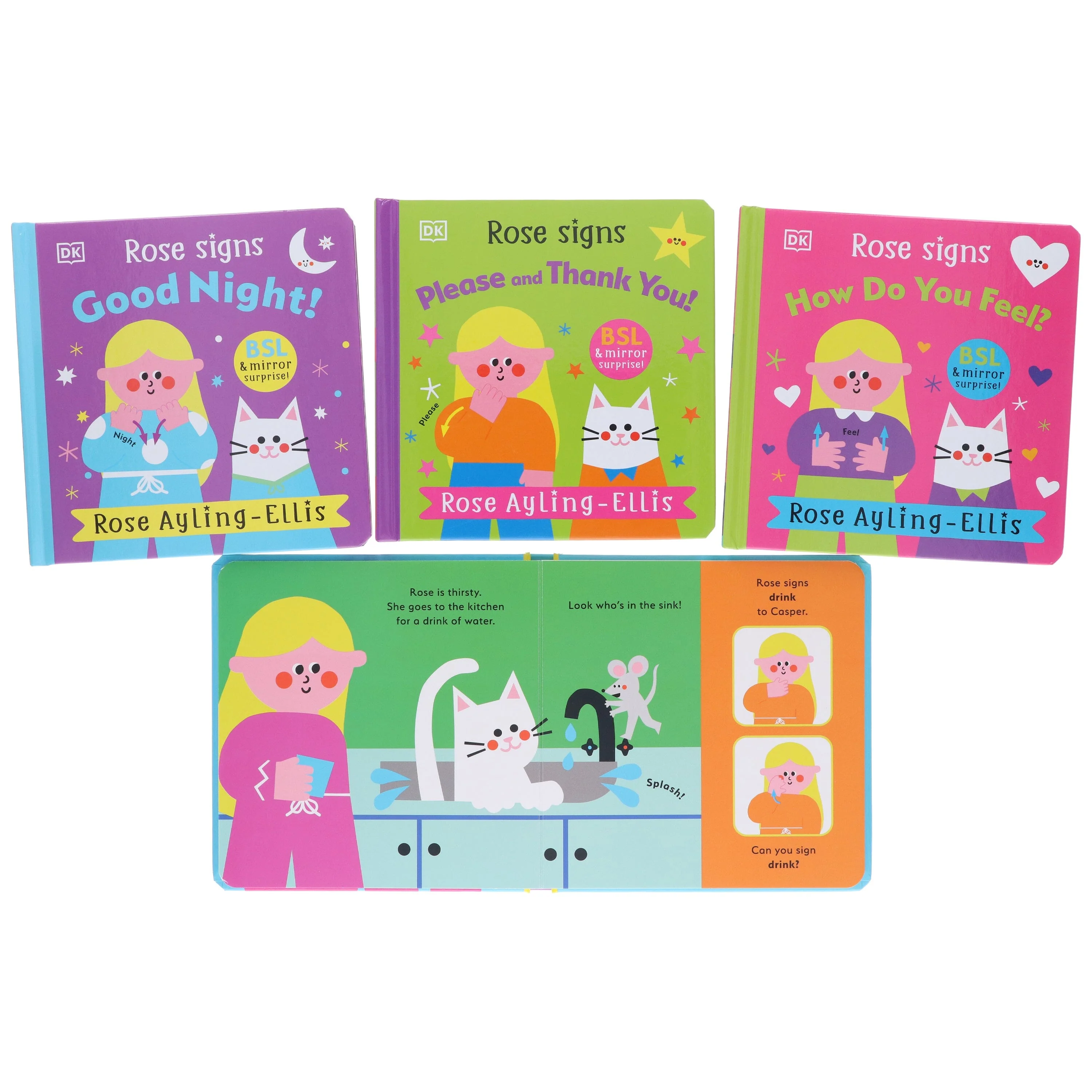 DK Rose Signs Series by Rose Ayling-Ellis Illustrated 4 Picture Books Collection Set - Ages 2-5 - Board Book - Image 7