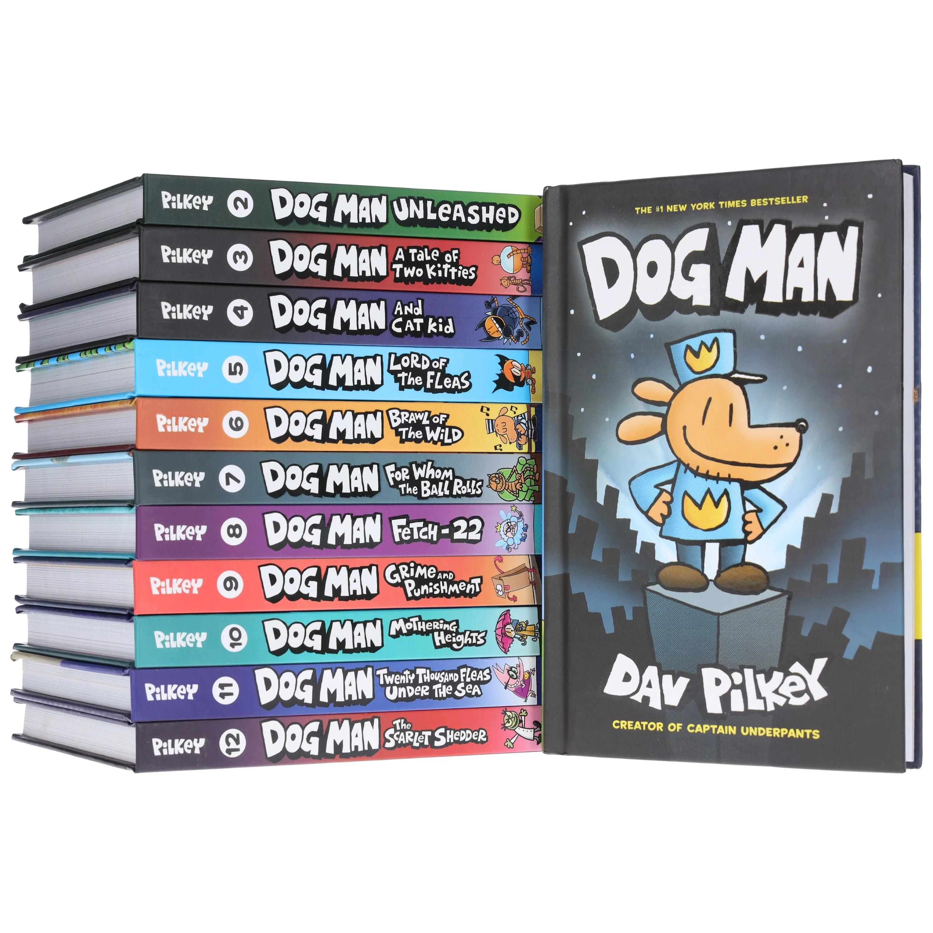 Dog Man by Dav Pilkey: Books 1-12 Collection Set - Ages 6-12 - Hardback - Image 5