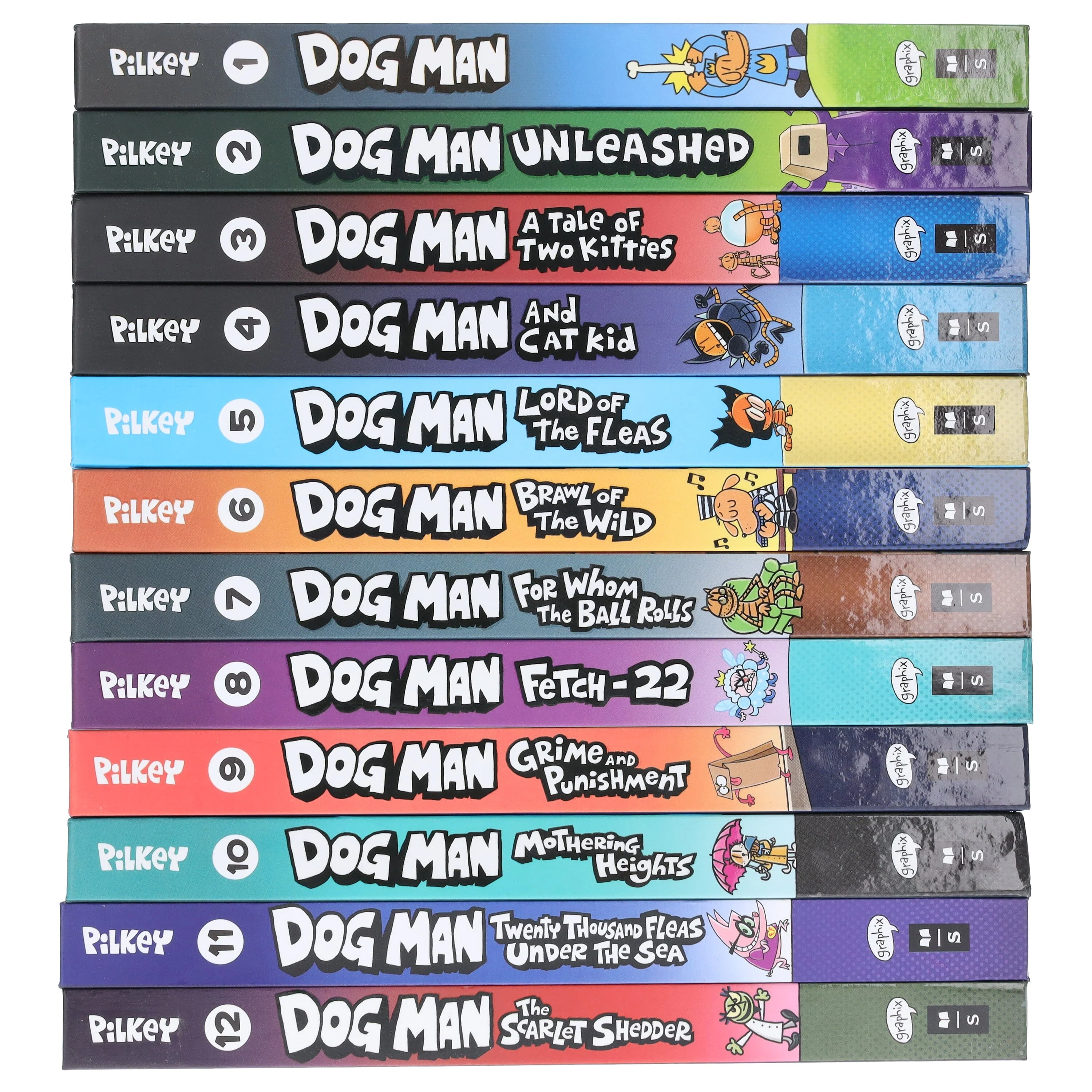 Dog Man by Dav Pilkey: Books 1-12 Collection Set - Ages 6-12 - Hardback - Image 6
