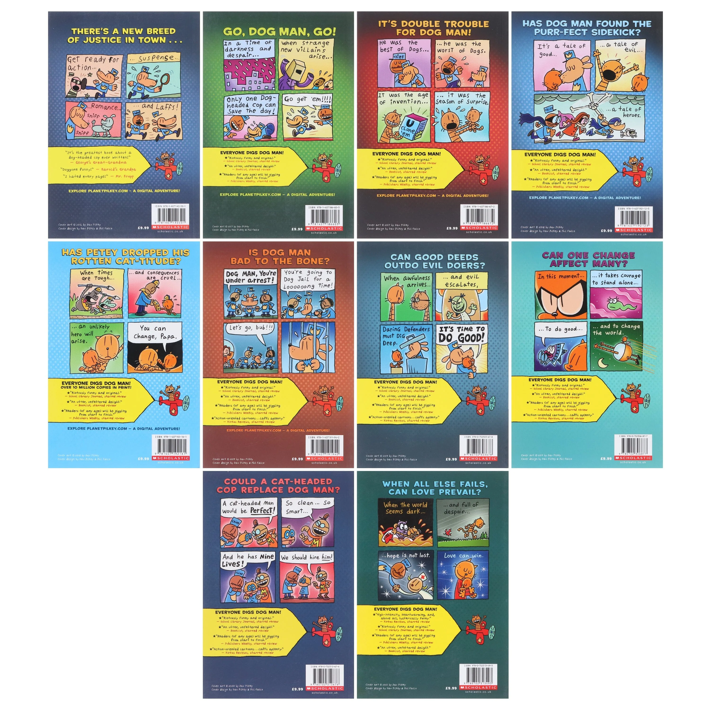 Dog Man by Dav Pilkey: Books 1-10 Collection Set - Ages 6-12 - Paperback - Image 3
