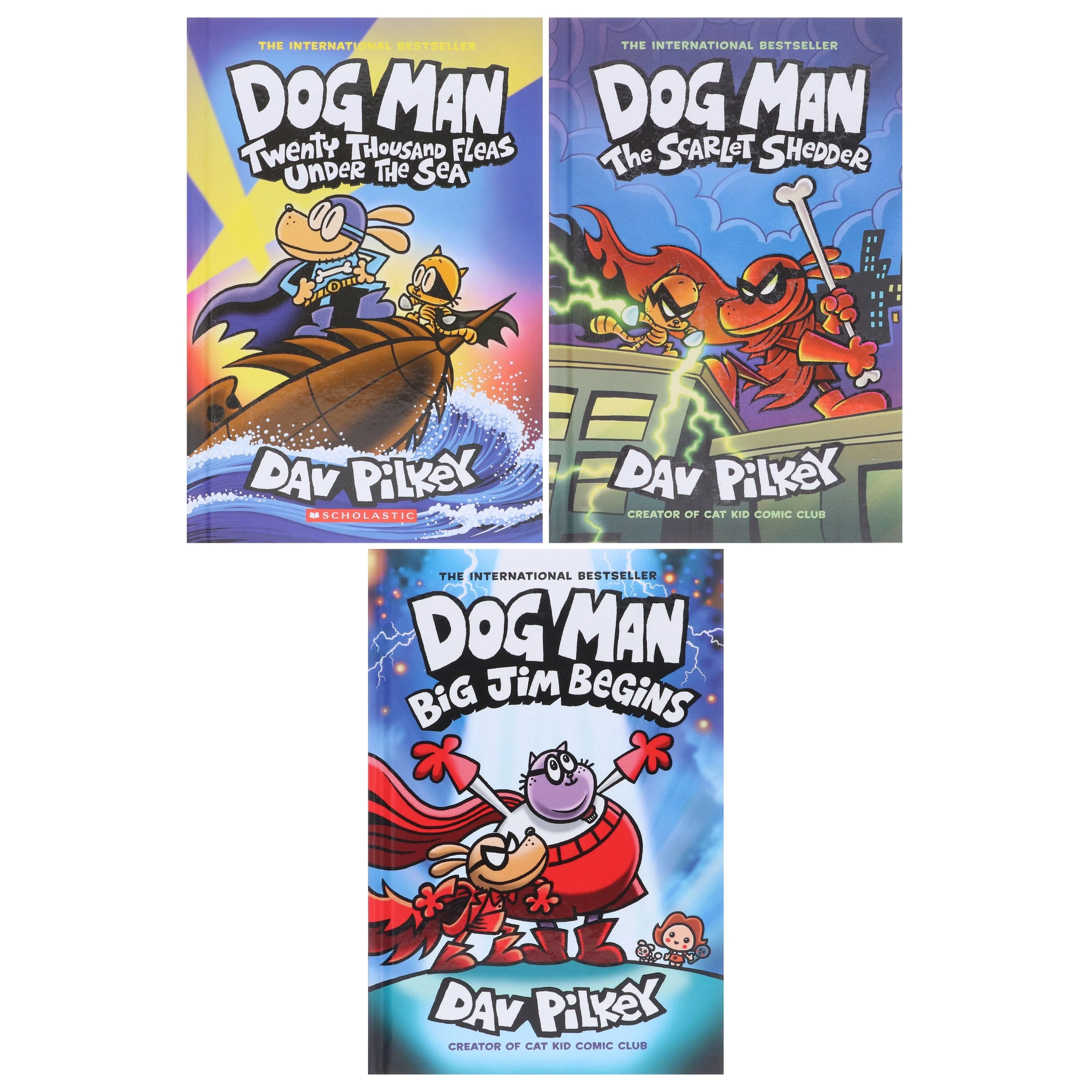 Dog Man Series by Dav Pilkey (Book 11-13) Collection 3 Books Set - Ages 7+ - Hardback - Image 2