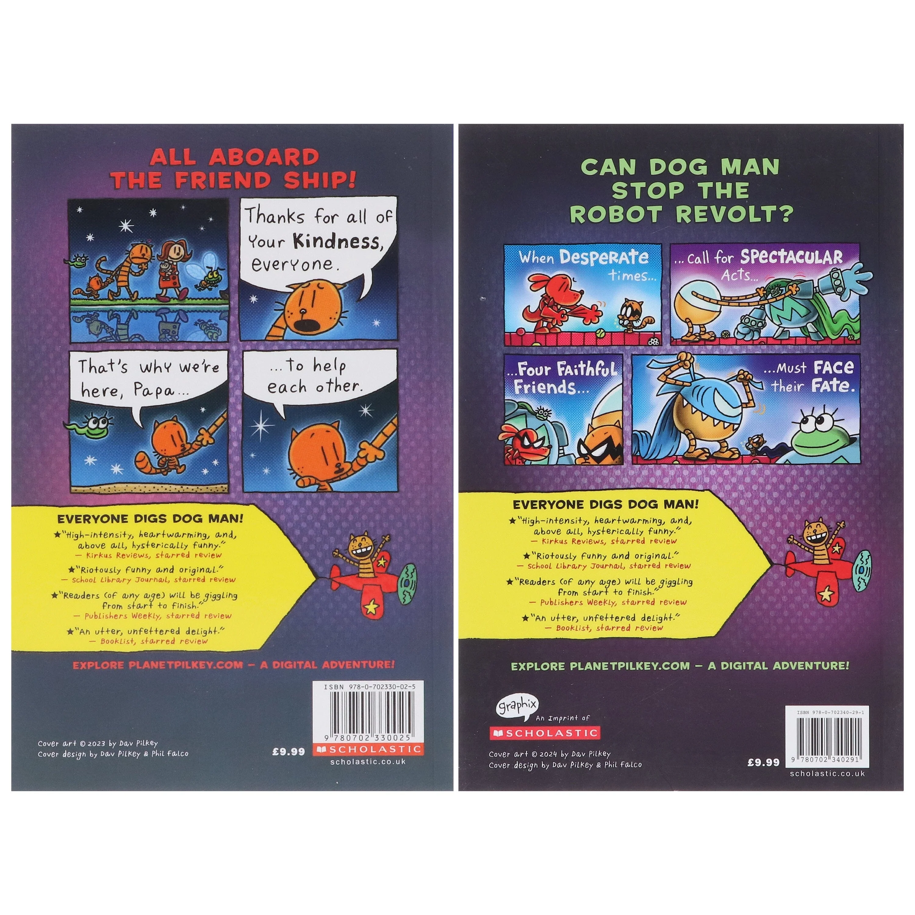 Dog Man Series by Dav Pilkey (Book No. 11 & 12) Collection 2 Books Set- Ages 6-12 - Paperback - Image 3