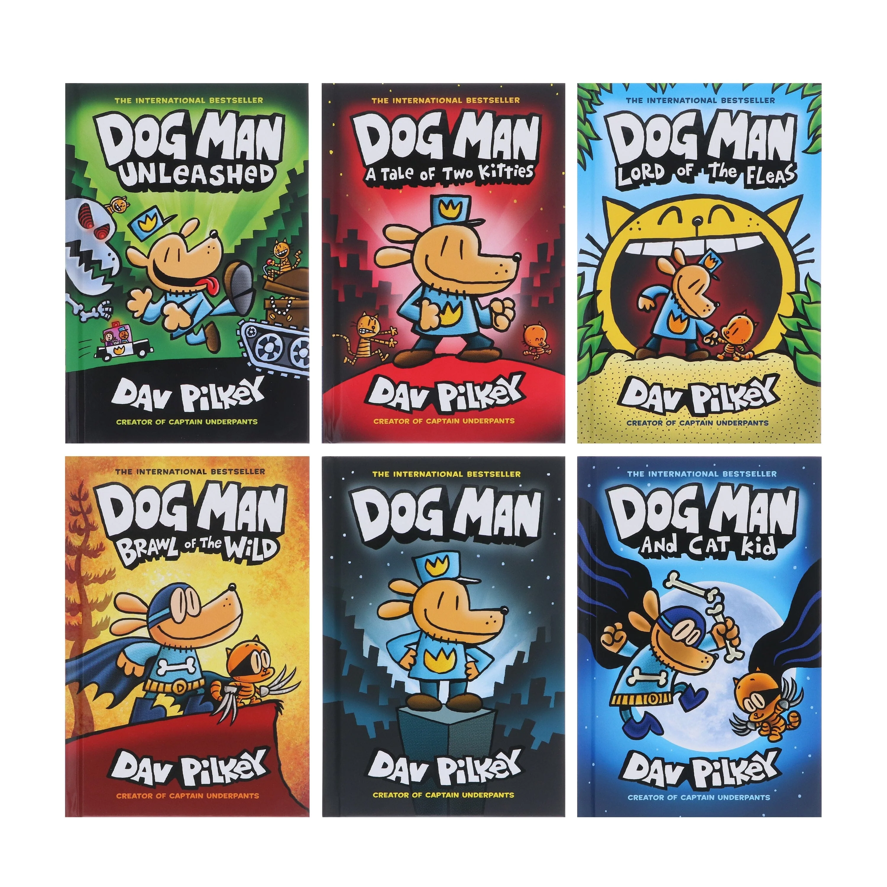 Dog Man: The Supa Epic Collection by Dav Pilkey 6 Books Box Set - Ages 7-9 - Hardback - Image 2