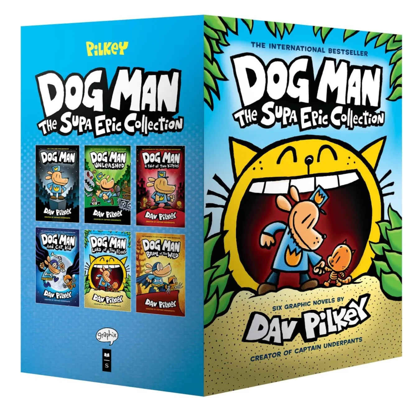 Dog Man: The Supa Epic Collection by Dav Pilkey 6 Books Box Set - Ages 7-9 - Hardback - Image 7