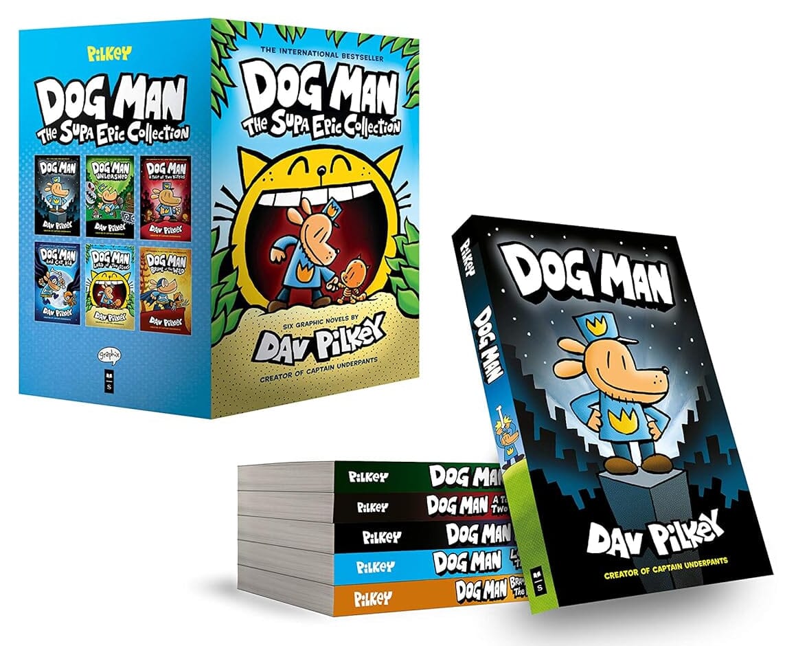 Dog Man: The Supa Epic Collection by Dav Pilkey 6 Books Box Set - Ages 7-9 - Hardback - Image 8