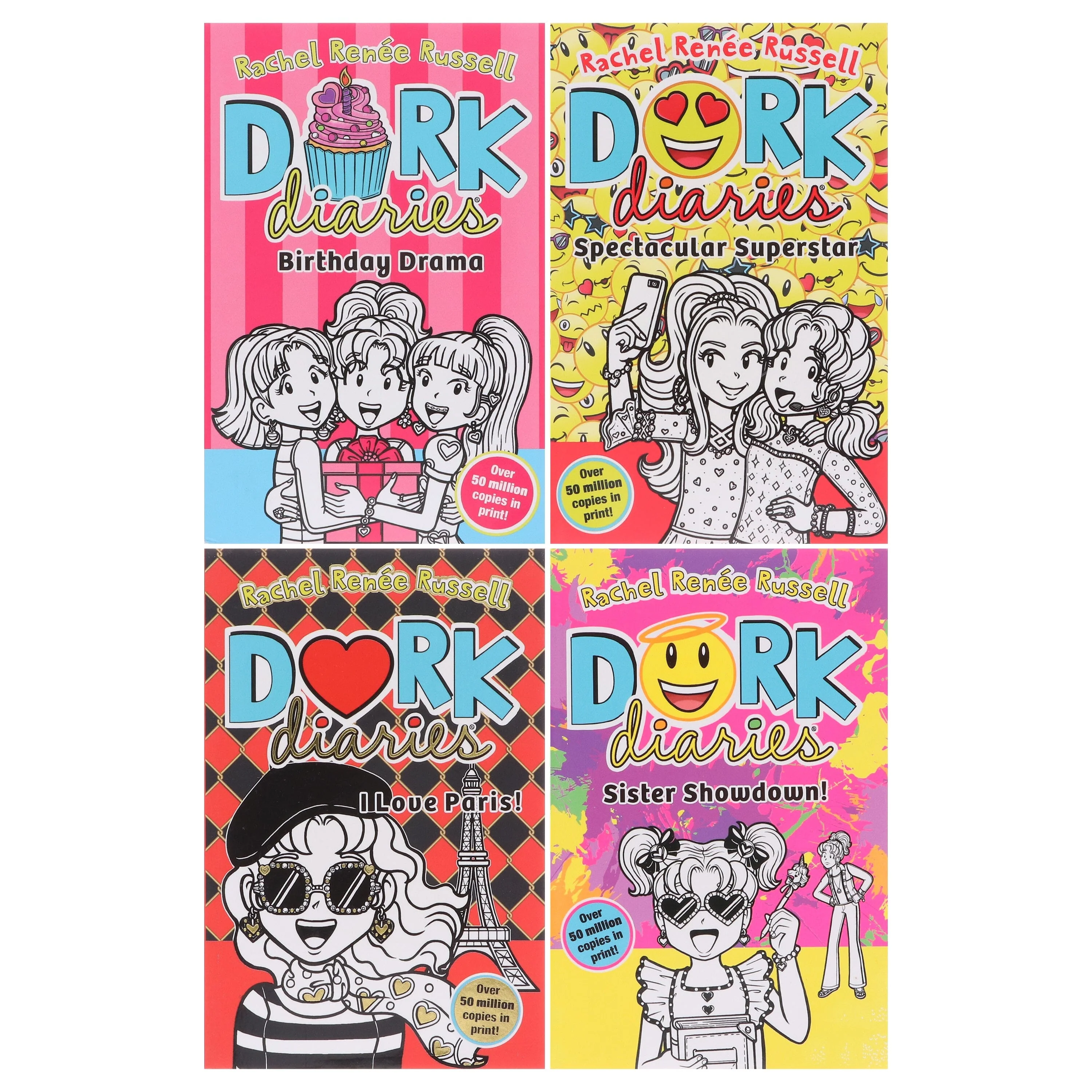 Dork Diaries Series (Vol. 13-16) By Rachel Renee Russell 4 Books Collection Set - Ages 9-11 - Paperback - Image 2
