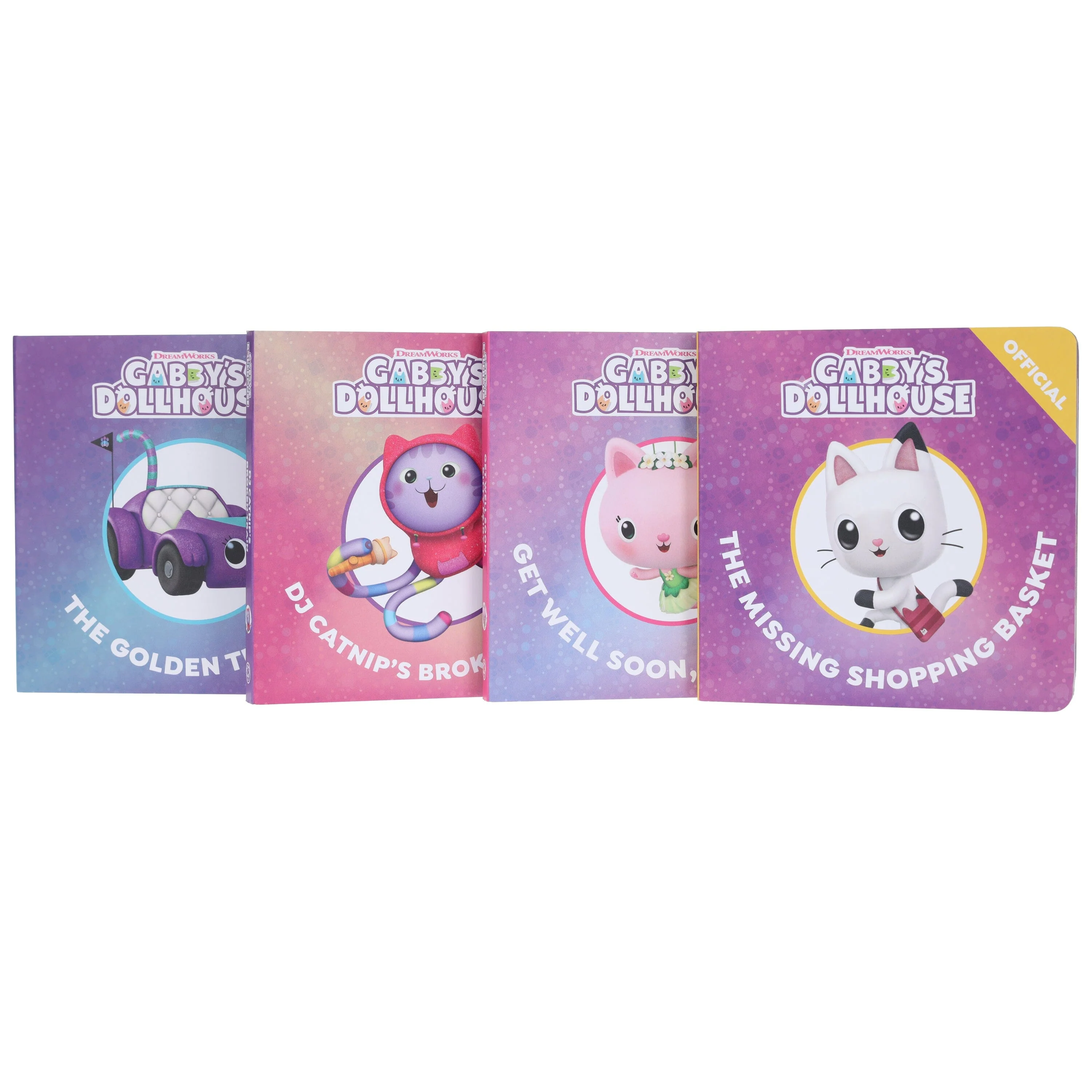 DreamWorks Official Gabby's Dollhouse Little Library 4 Books Collection Box Set - Ages 3+ - Board Book - Image 4
