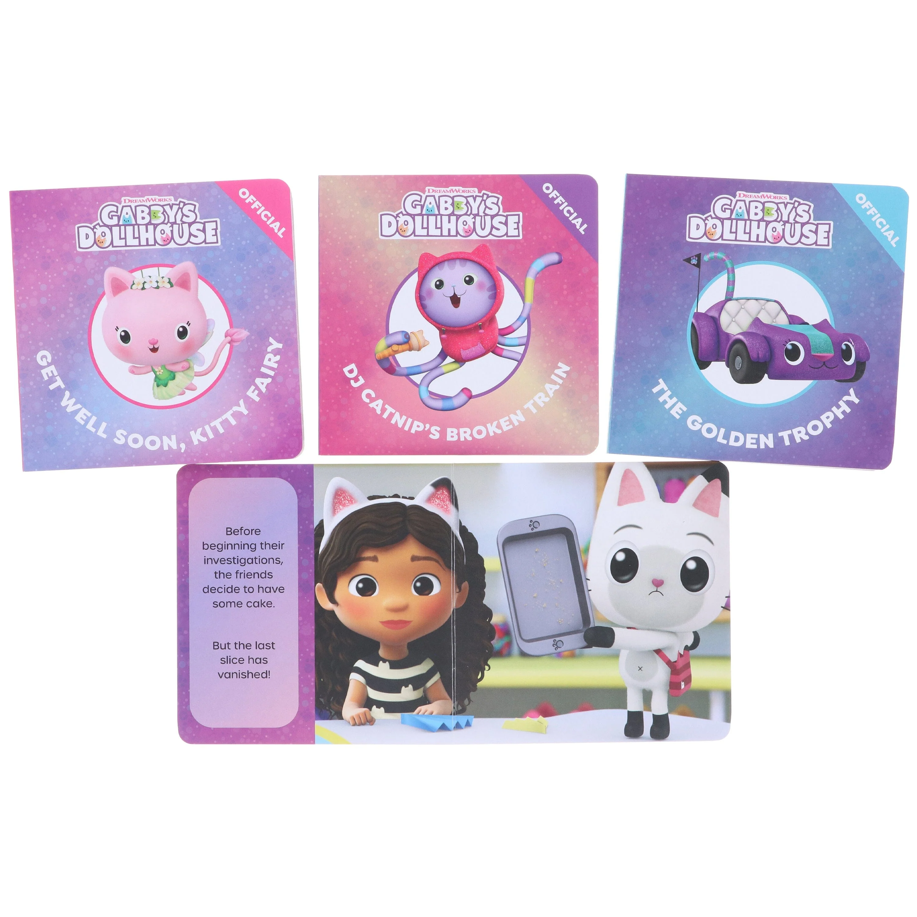 DreamWorks Official Gabby's Dollhouse Little Library 4 Books Collection Box Set - Ages 3+ - Board Book - Image 7