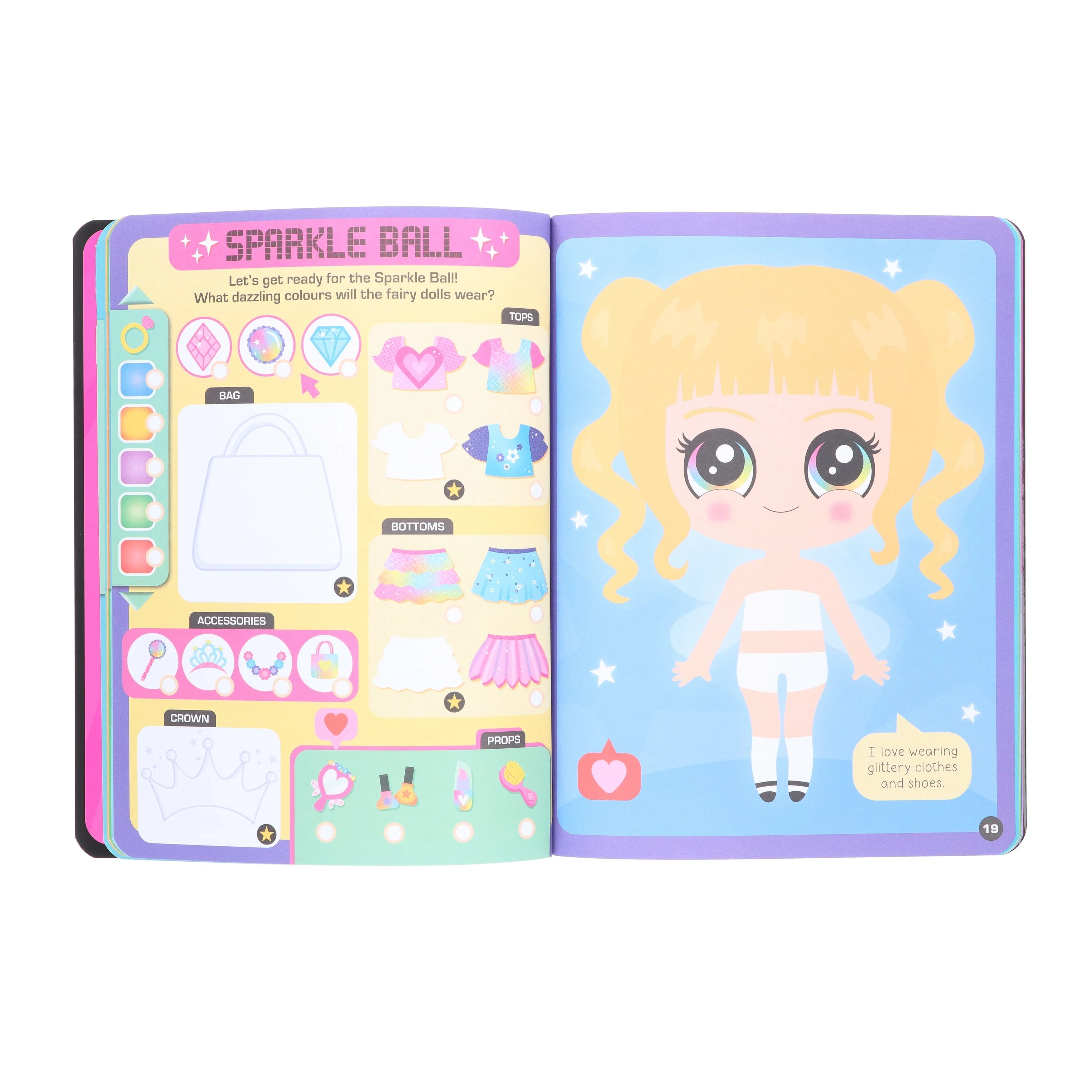 Dress Up Fashion Dolls Collection by Sophie Collingwood Illustrated 4 Sticker Activity Books Set - Ages 5+ - Paperback - Image 5