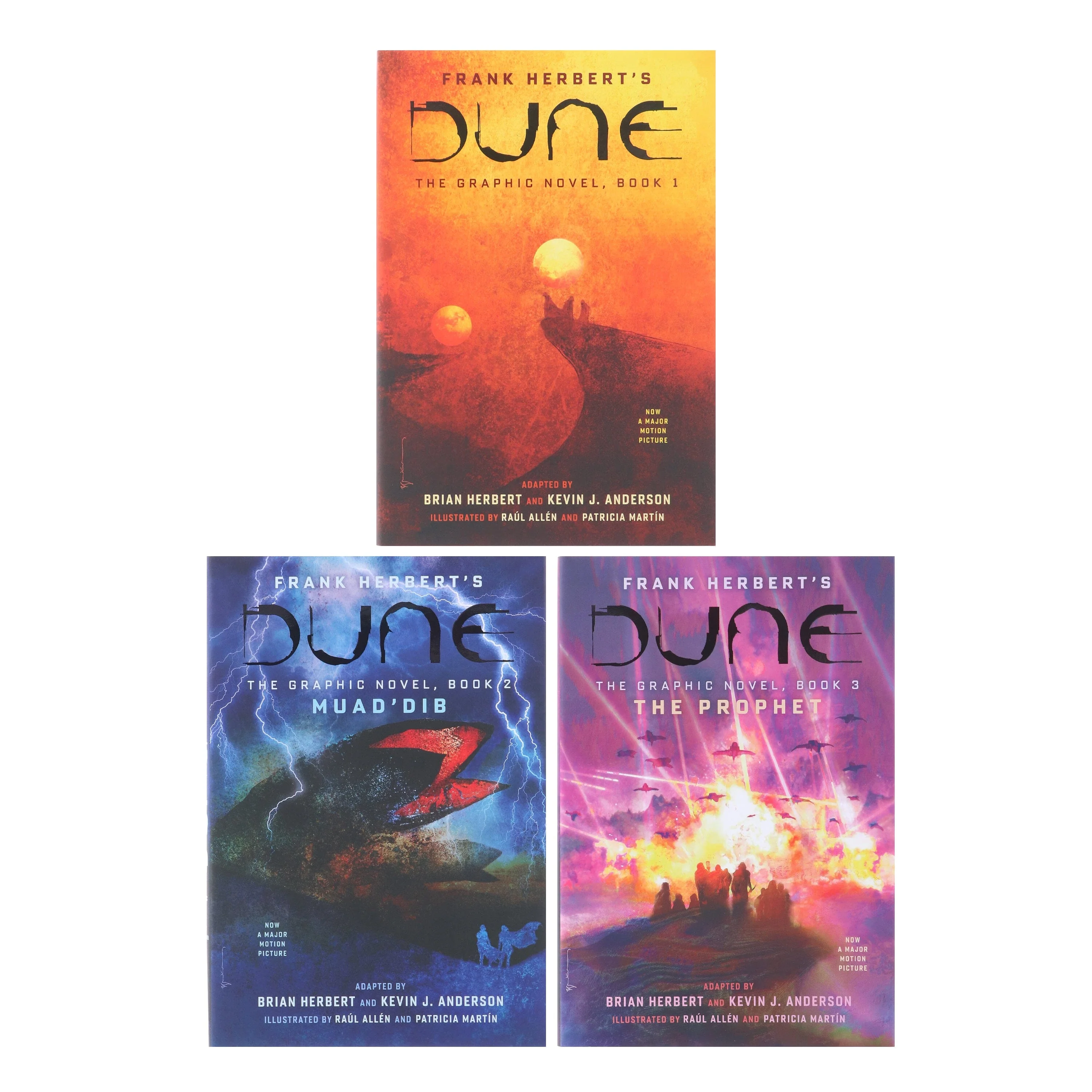 Dune: The Graphic Novel Complete 3 Books Boxed Set by Brian Herbert & Kevin J. Anderson - Fiction - Hardback - Image 2