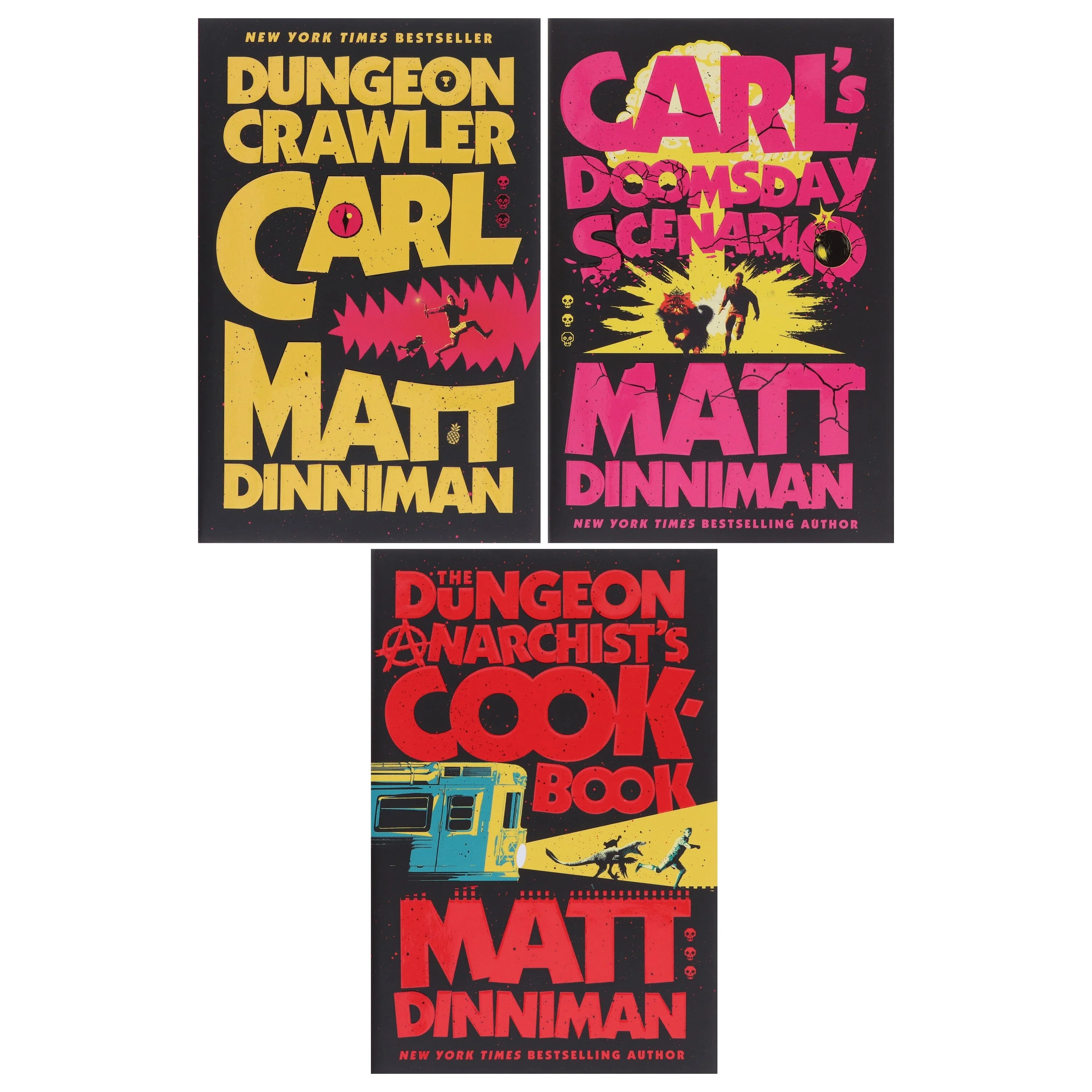 Dungeon Crawler Carl Series by Matt Dinniman 3 Books Collection Set - Fiction - Hardback - Image 2