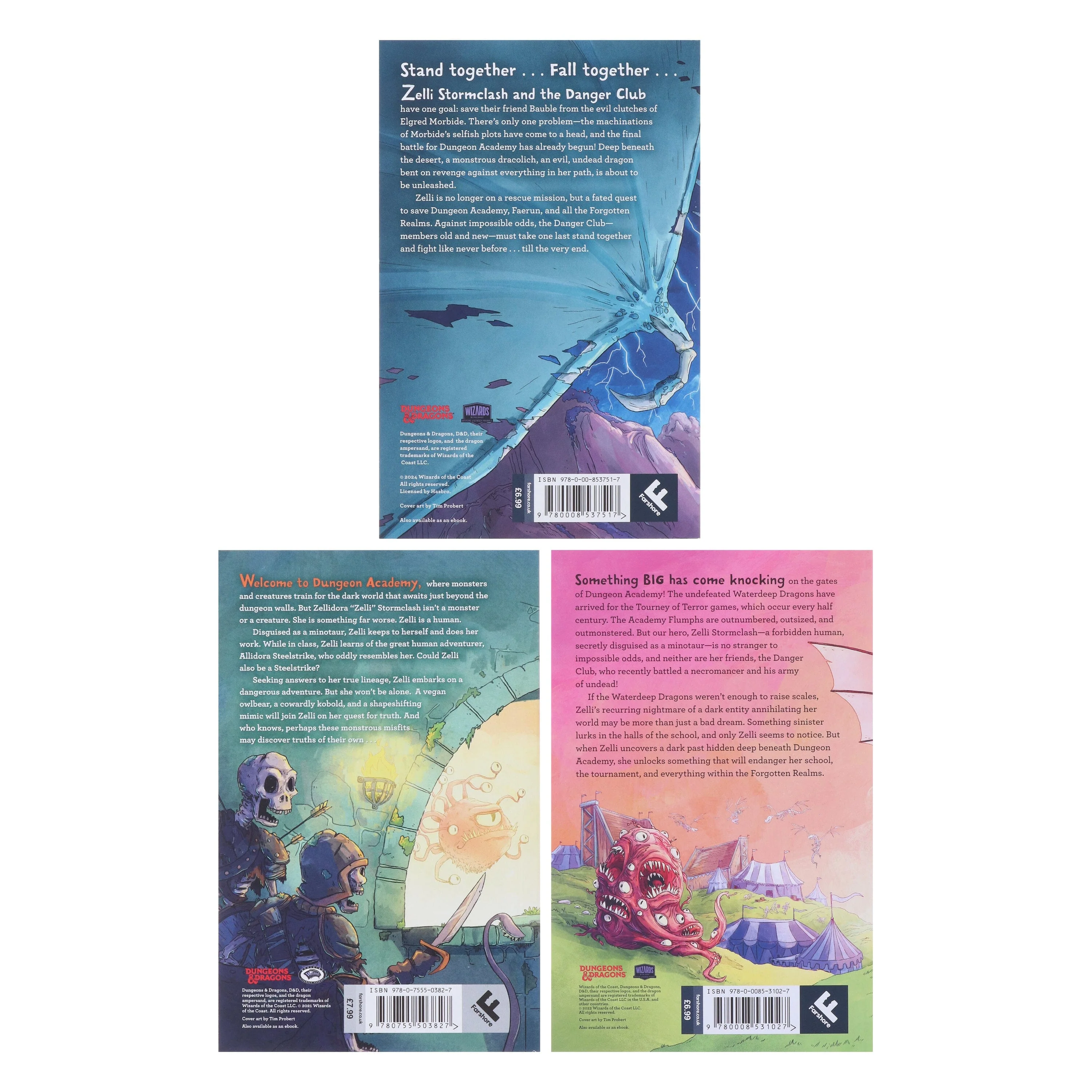 Dungeons & Dragons: Dungeon Academy Series by Madeleine Roux 3 Books Collection Set - Ages 7-11 - Paperback - Image 3