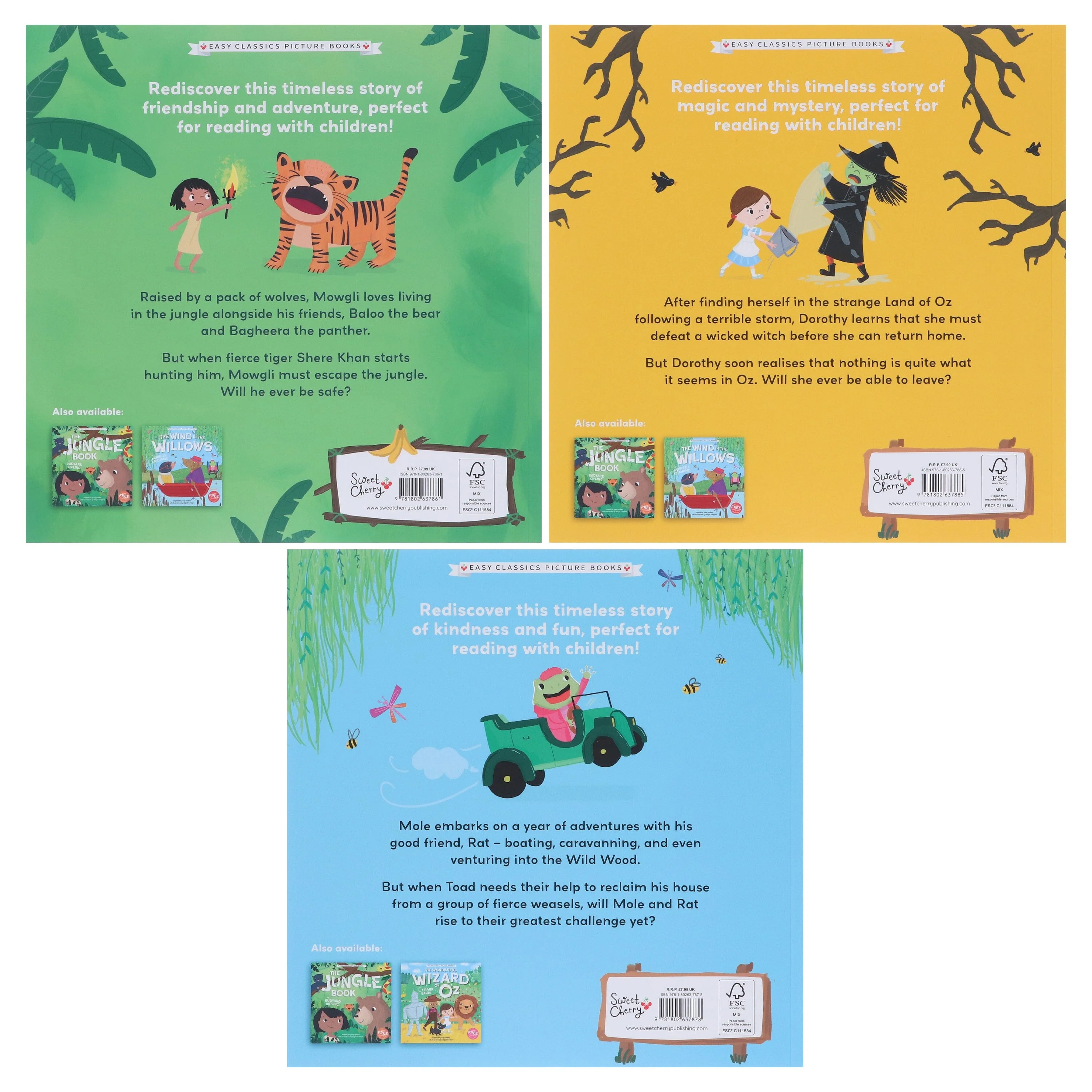 Easy Classics Collection Illustrated 3 Picture Books Set (Includes a Free Audiobook!) - Ages 3-5 - Paperback - Image 3
