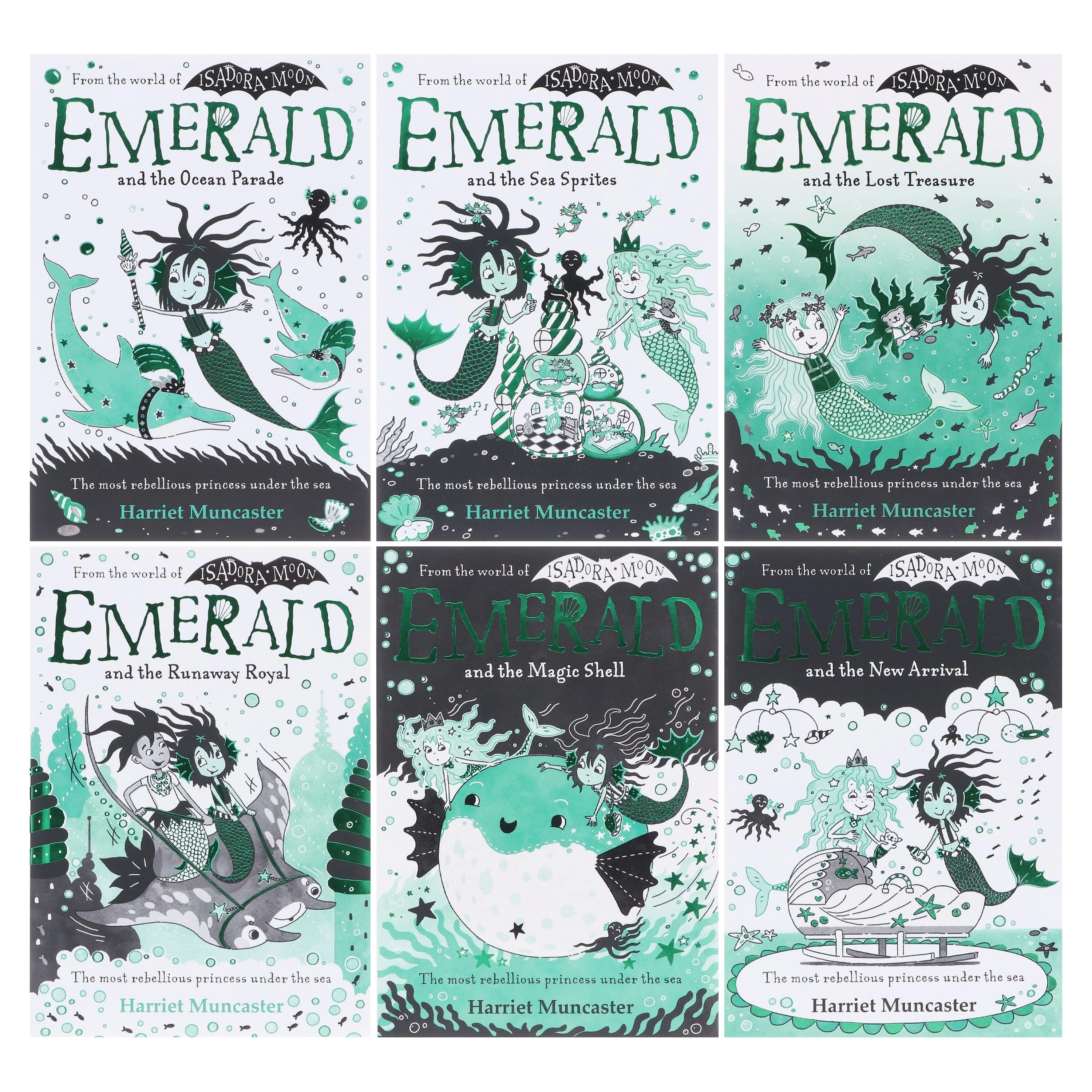 Emerald Series Book 1-6 (World of Isadora Moon) By Harriet Muncaster: 6 Books Collection Set - Ages 5-7 - Paperback - Image 2