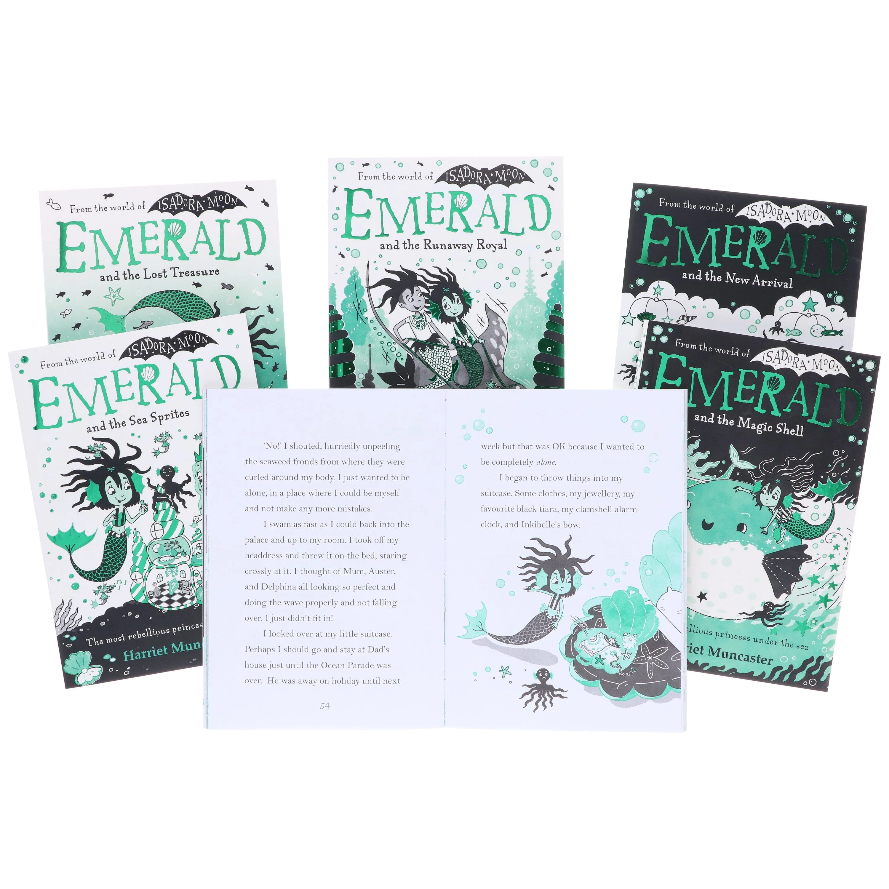 Emerald Series Book 1-6 (World of Isadora Moon) By Harriet Muncaster: 6 Books Collection Set - Ages 5-7 - Paperback - Image 6