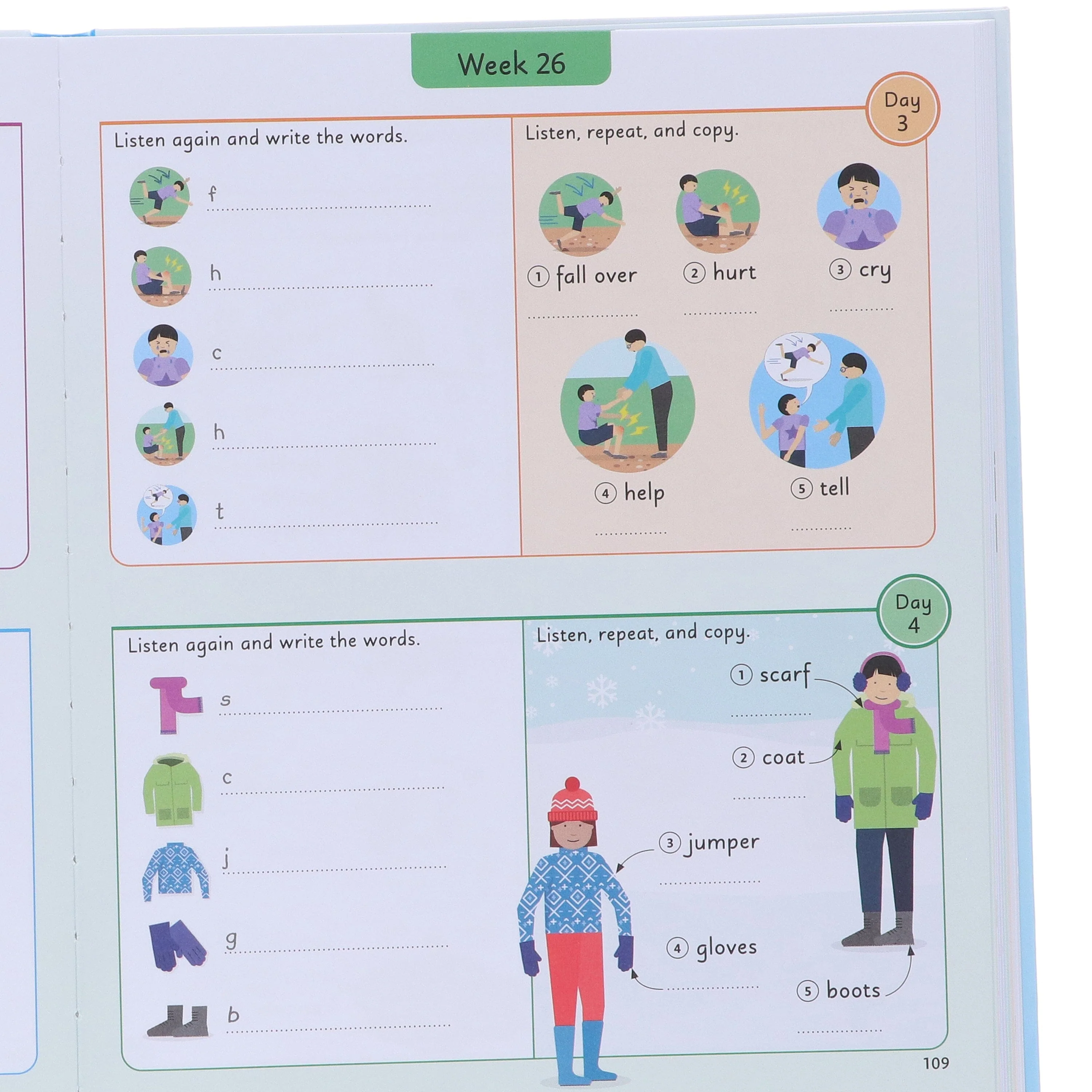 English for Everyone Junior 5 Words a Day: Learn and Practise 1,000 English Words - Ages 6-9 - Flexibound - Image 6