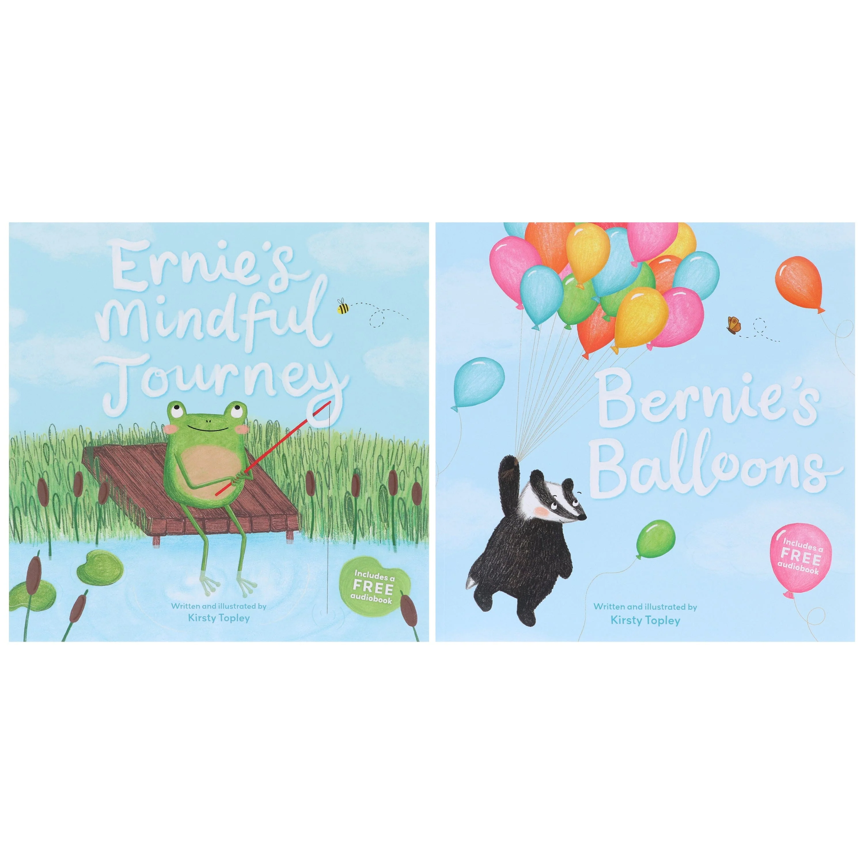 Ernie's Mindful Journey: A Story of Mindfulness and Self-Care by Kirsty Topley 2 Picture Books Set (Includes Free Audiobook)- Ages 5-7 - Paperback - Image 2