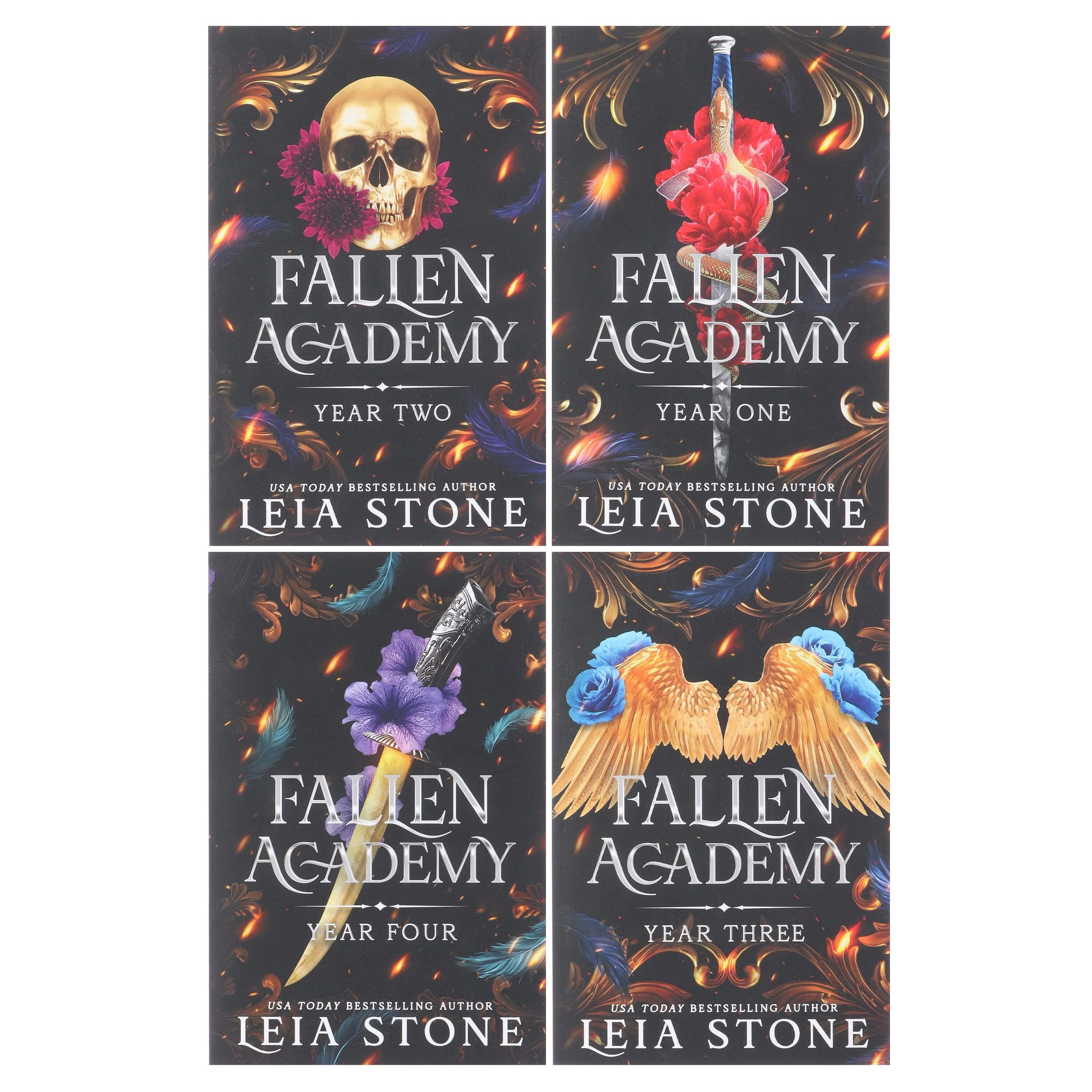 Fallen Academy Series by Leia Stone 4 Books Collection Set - Fiction - Paperback - Image 2