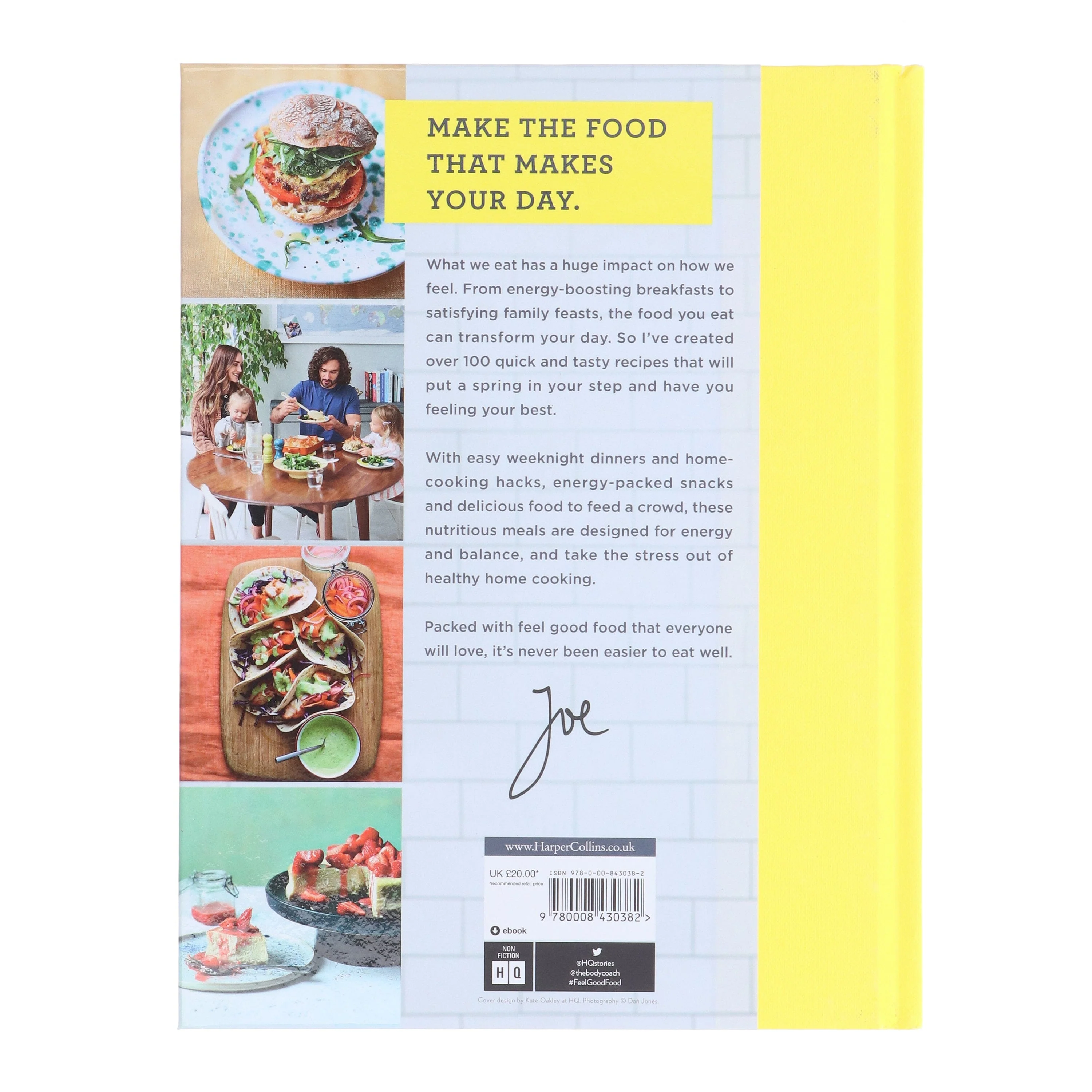 Feel Good Food: Over 100 Healthy Family Recipes by Joe Wicks - Non Fiction - Hardback - Image 3