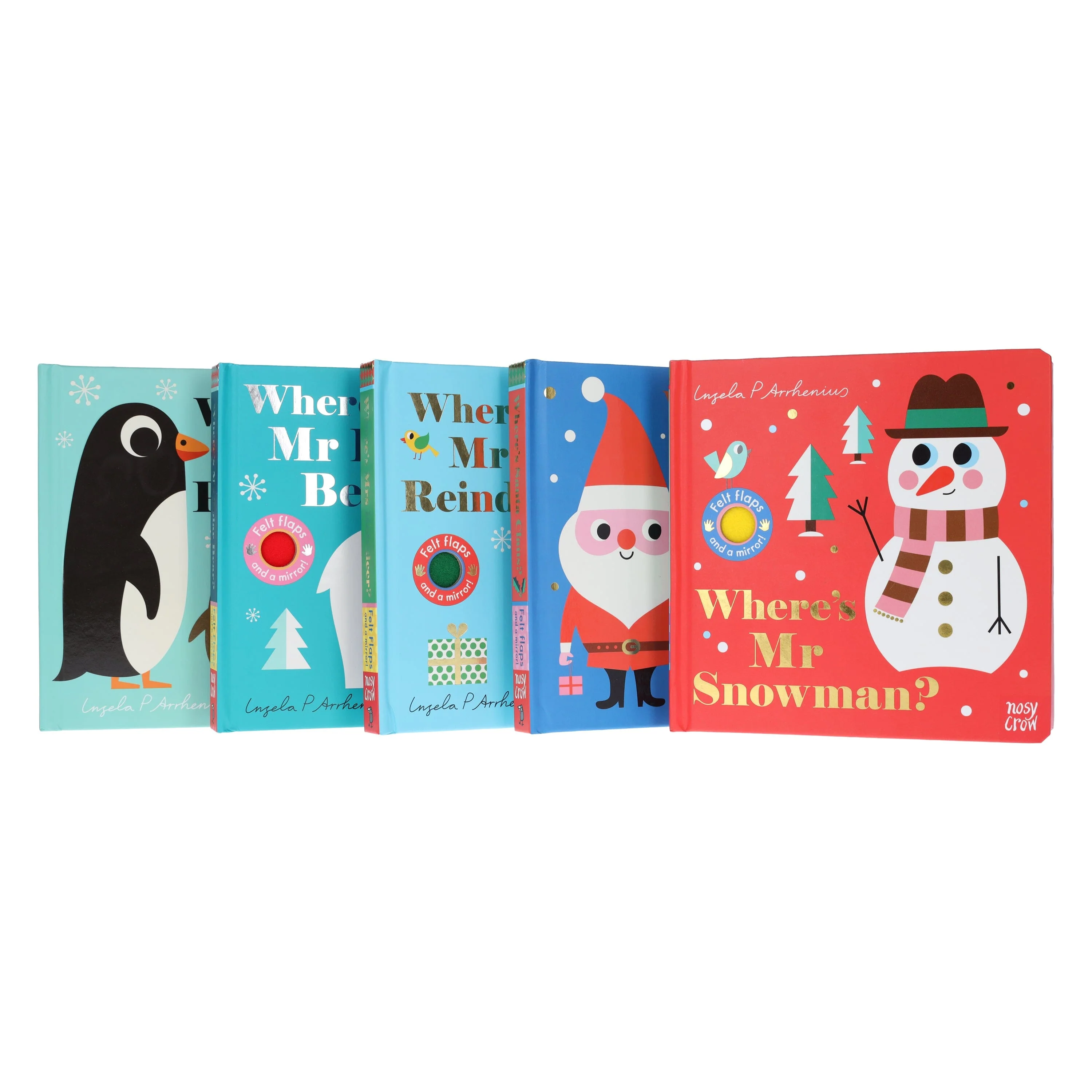 Felt Flaps and a Mirror! Series by Ingela P Arrhenius 5 Books Collection Set - Ages 1-3 - Board Book - Image 4