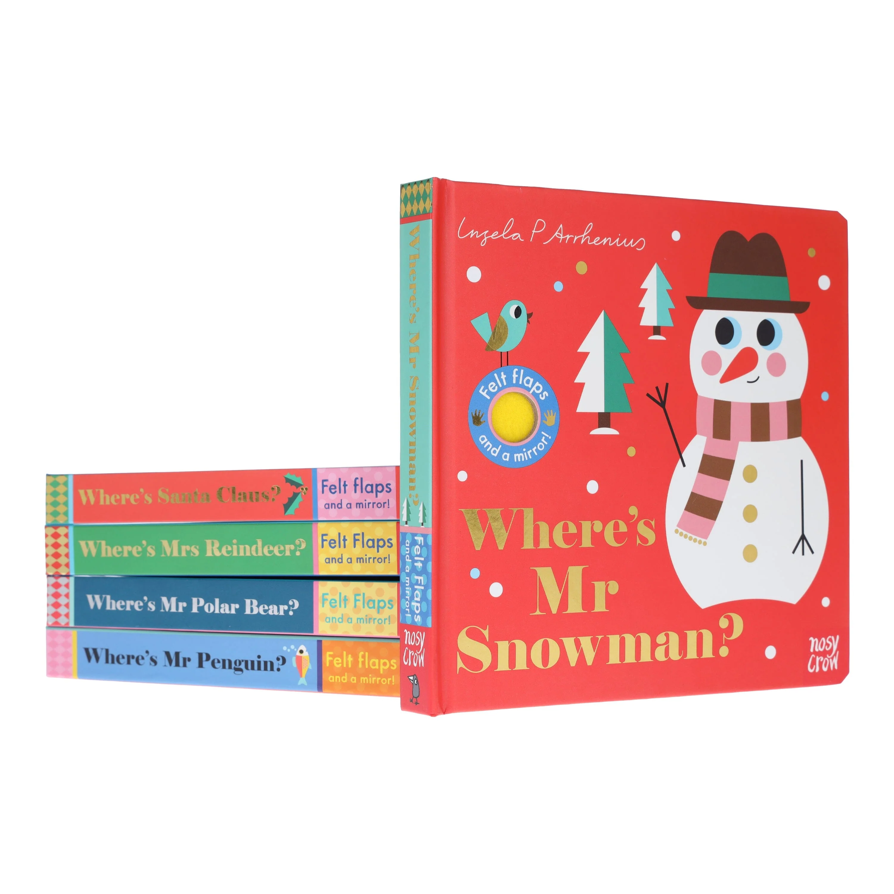 Felt Flaps and a Mirror! Series by Ingela P Arrhenius 5 Books Collection Set - Ages 1-3 - Board Book - Image 5