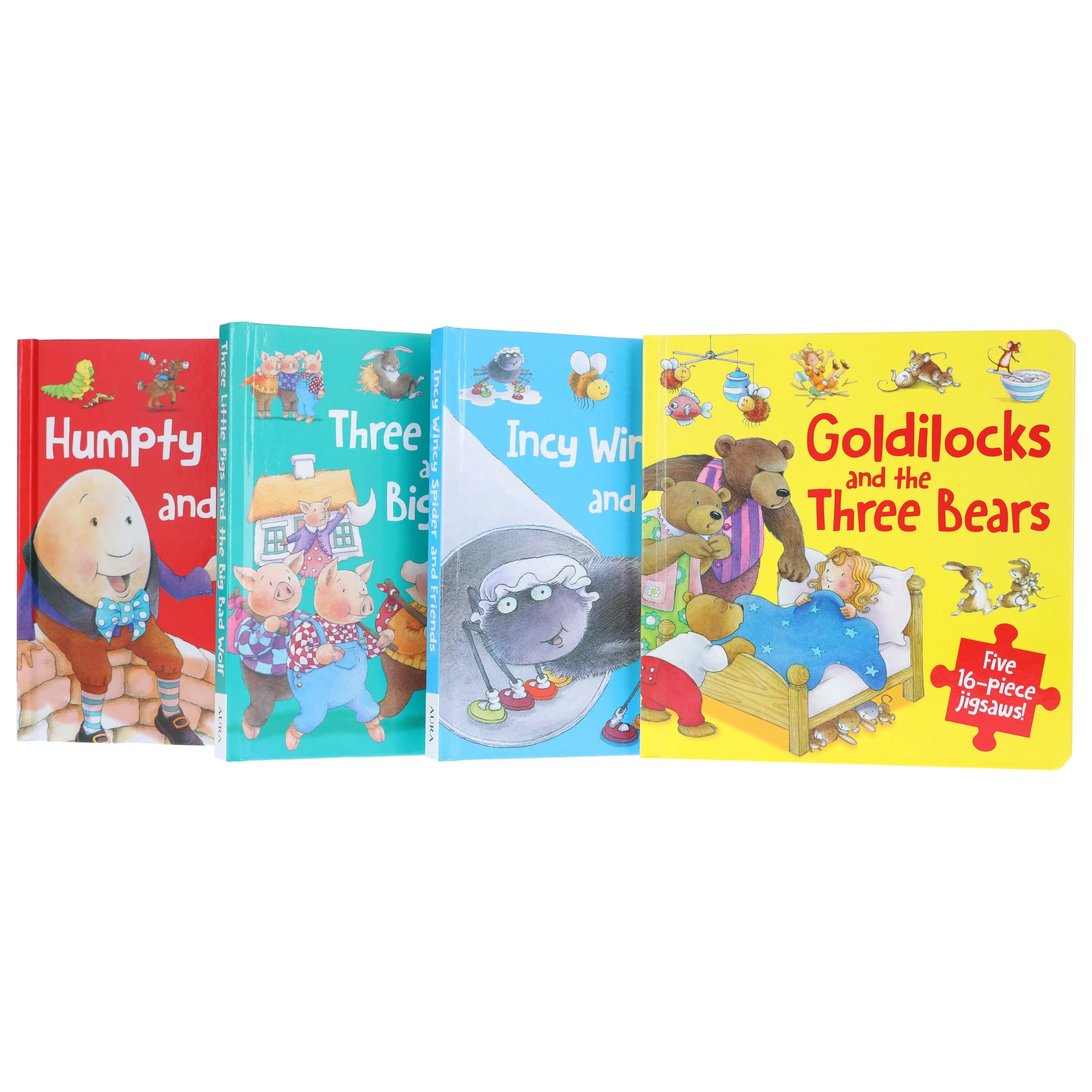 Fairy Tale 16-Piece Jigsaws Collection 4 Books Set - Ages 3+ - Board Book - Image 4