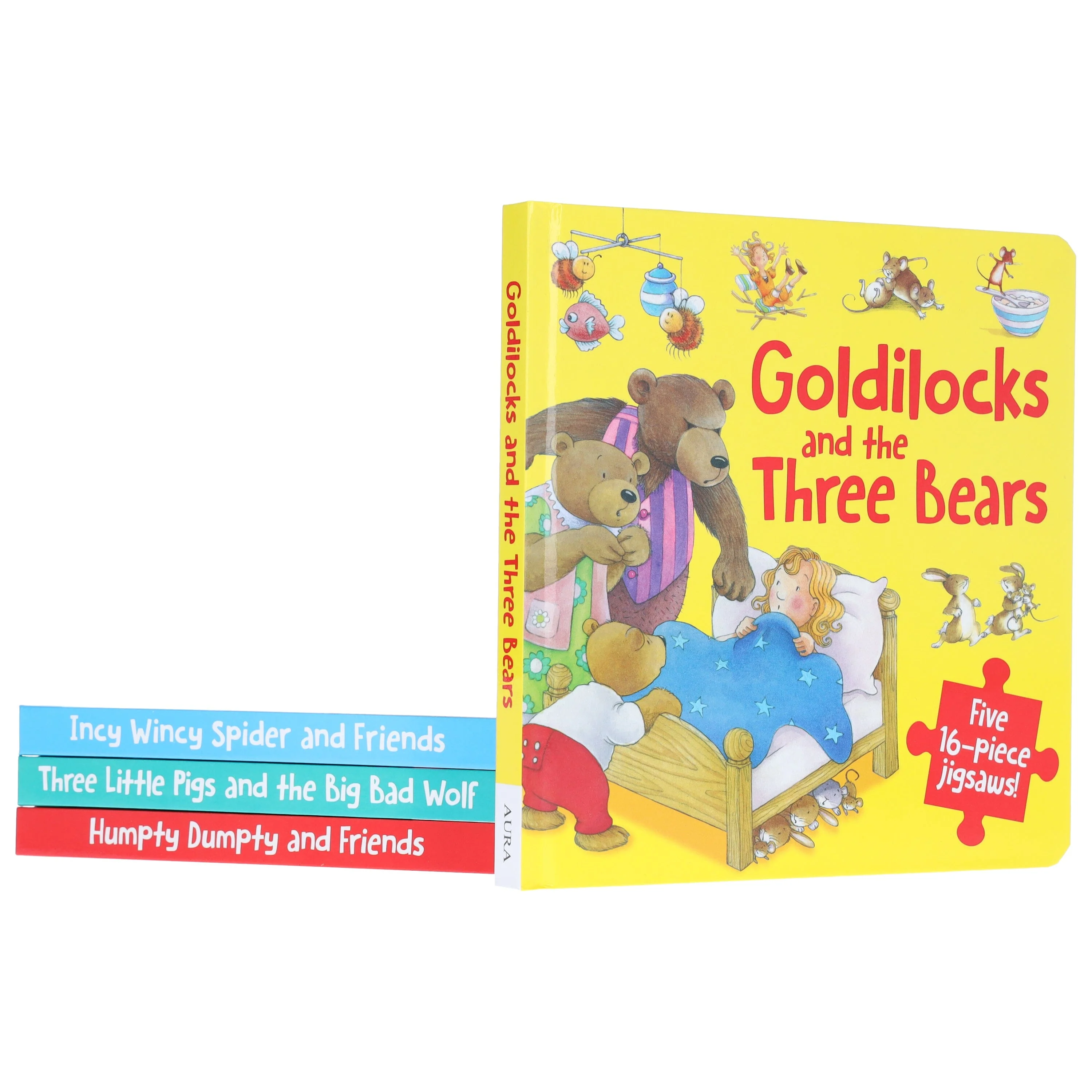 Fairy Tale 16-Piece Jigsaws Collection 4 Books Set - Ages 3+ - Board Book - Image 5