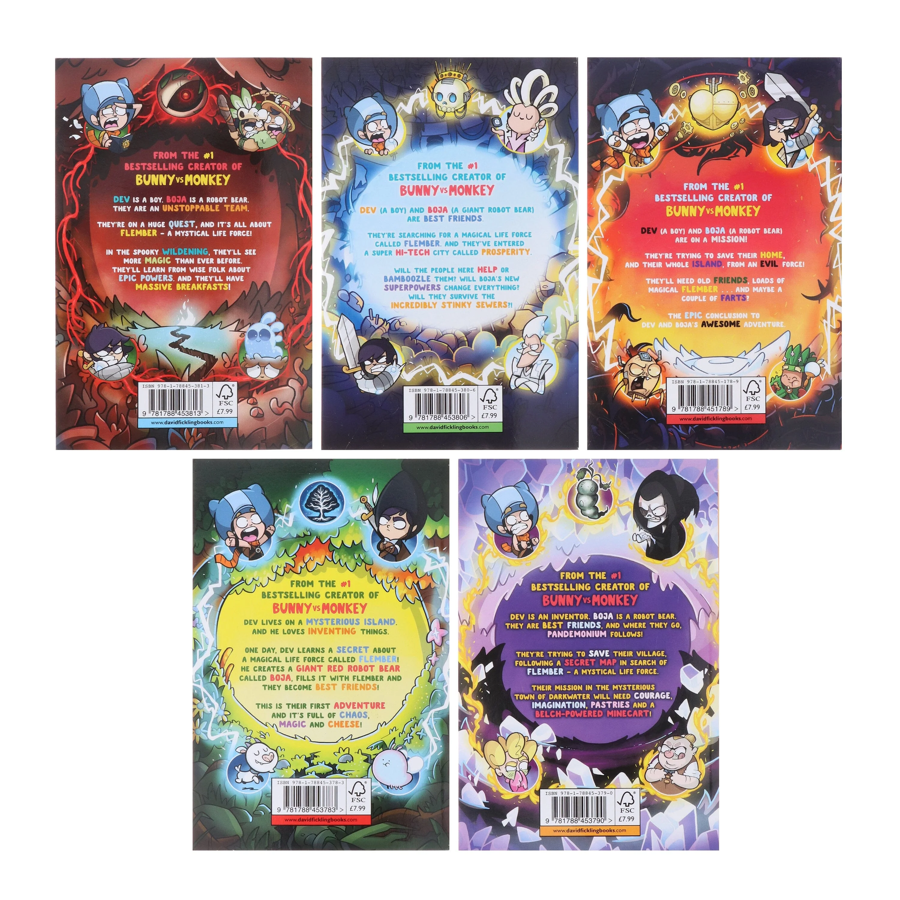 Damaged - Flember Series by Jamie Smart 5 Books - Ages 9-11 - Paperback - V 32 - Image 2