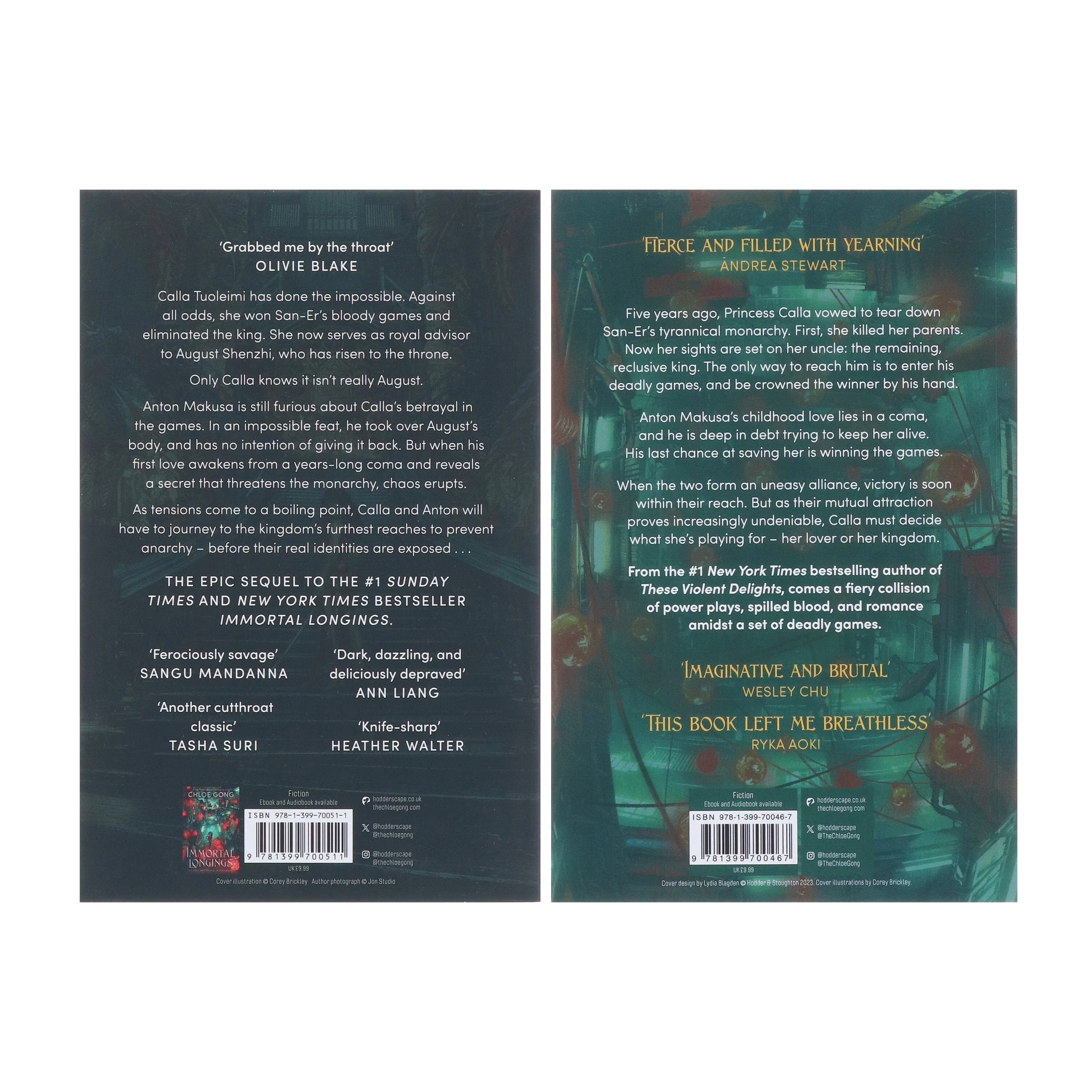 Flesh & False Gods Series by Chloe Gong 2 Books Collection Set - Fiction - Paperback - Image 3