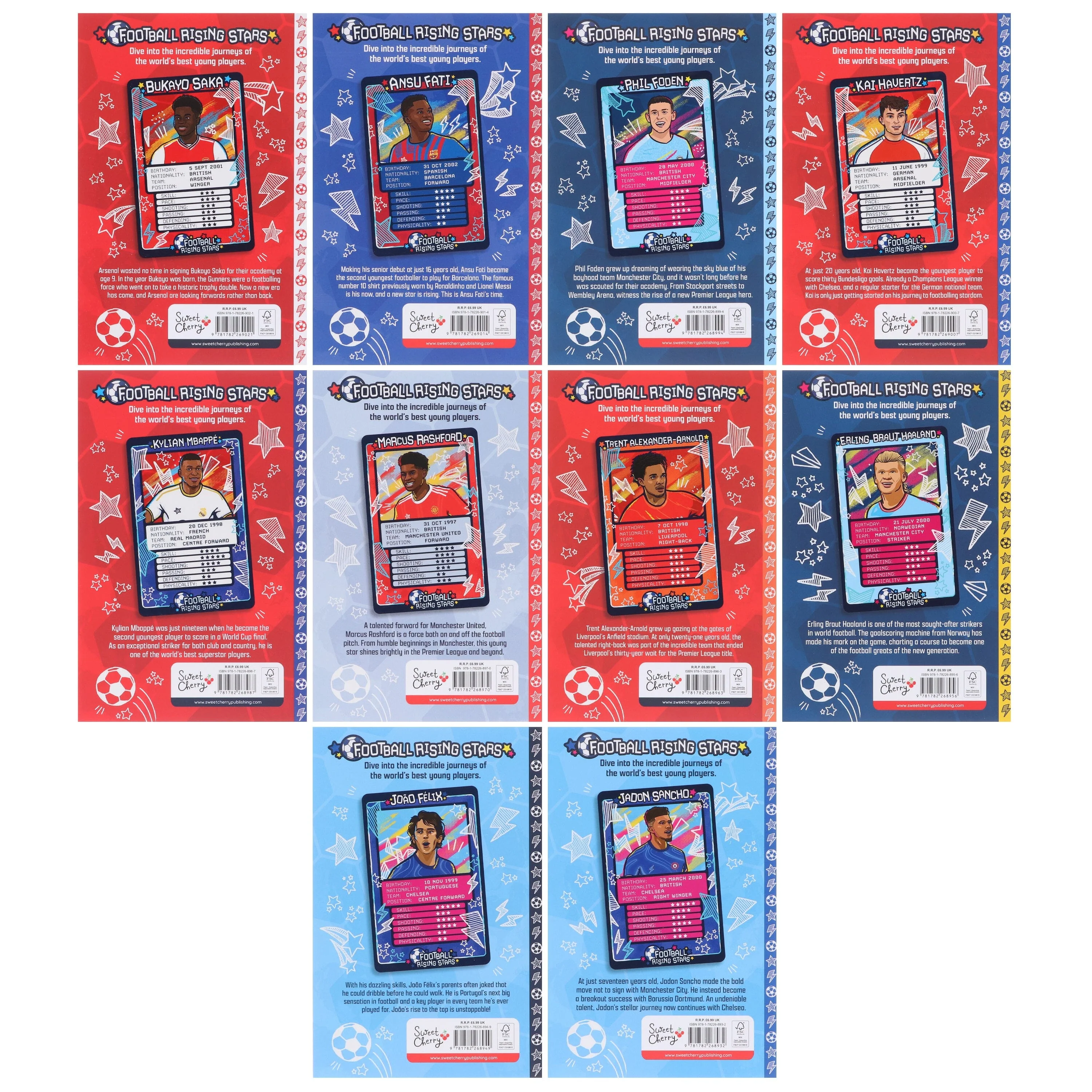 Football Rising Stars Series 1 by Harry Meredith 10 Books Collection Box Set - Ages 7-9 - Paperback - Image 3