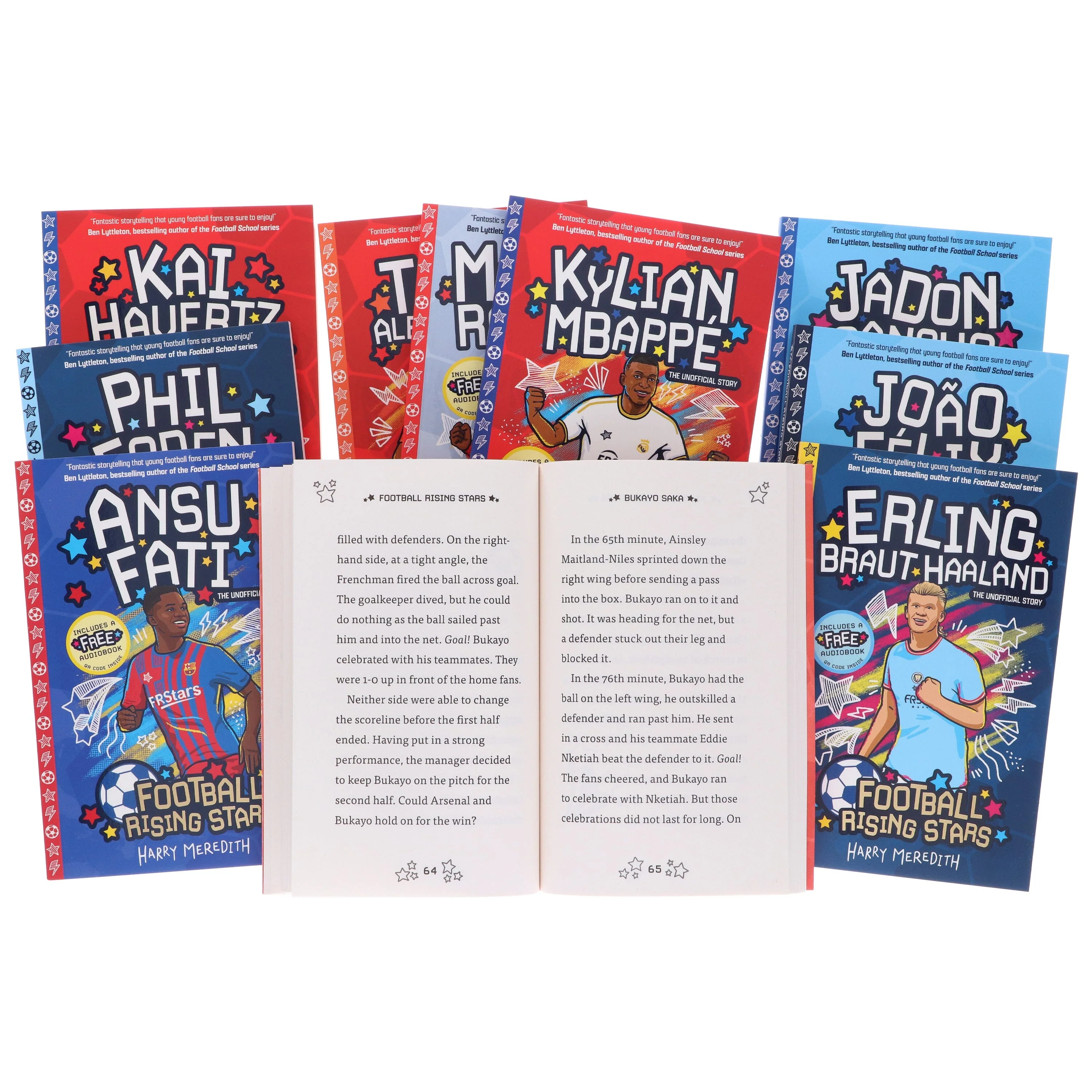 Football Rising Stars Series 1 by Harry Meredith 10 Books Collection Box Set - Ages 7-9 - Paperback - Image 7