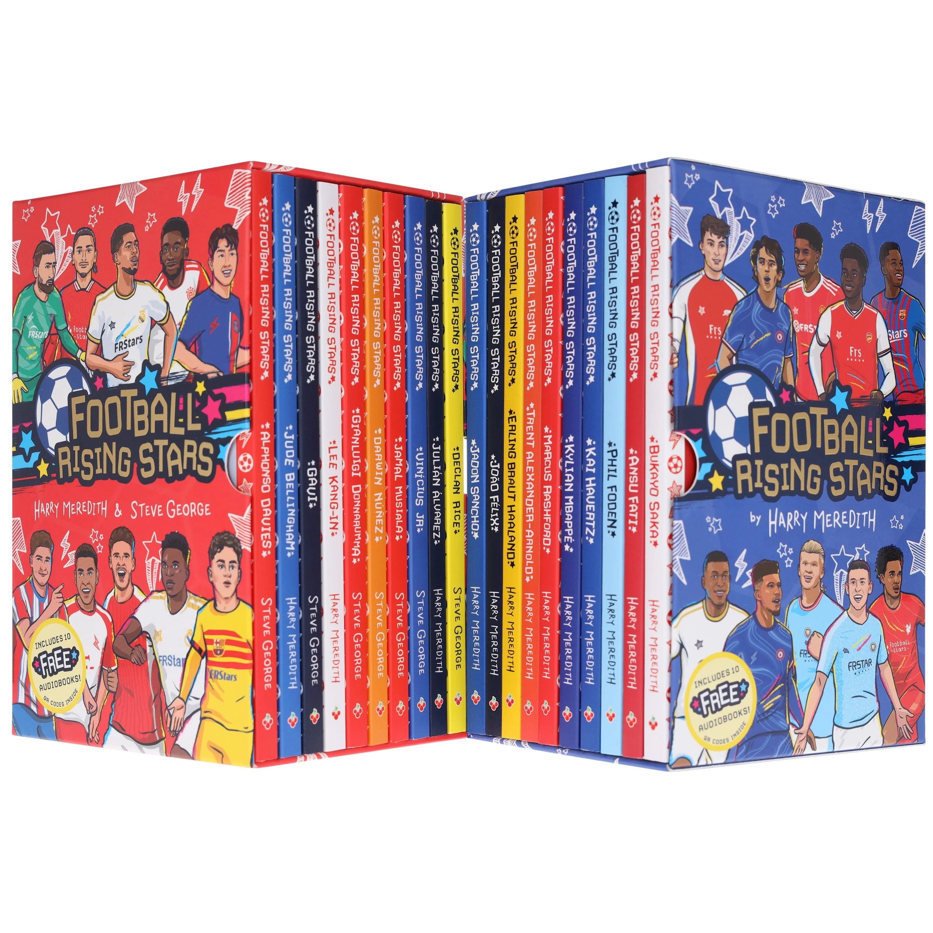 Football Rising Stars (Series 1-2): by Harry Meredith & Steve George 20 Books Collection Box Set - Ages 7-9 - Paperback - Image 6